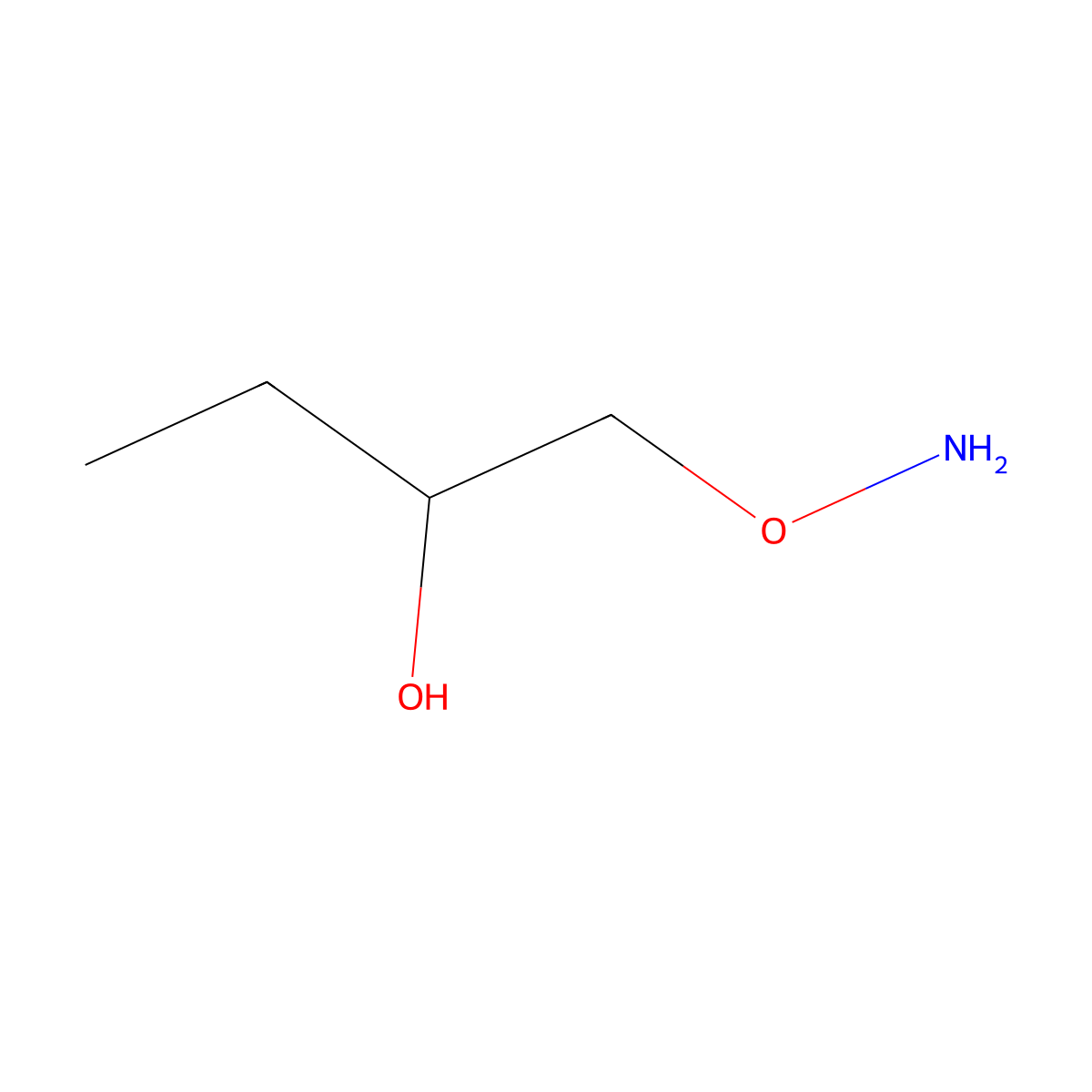 1-(Aminooxy)butan-2-ol molecular structure, CAS 32380-76-0