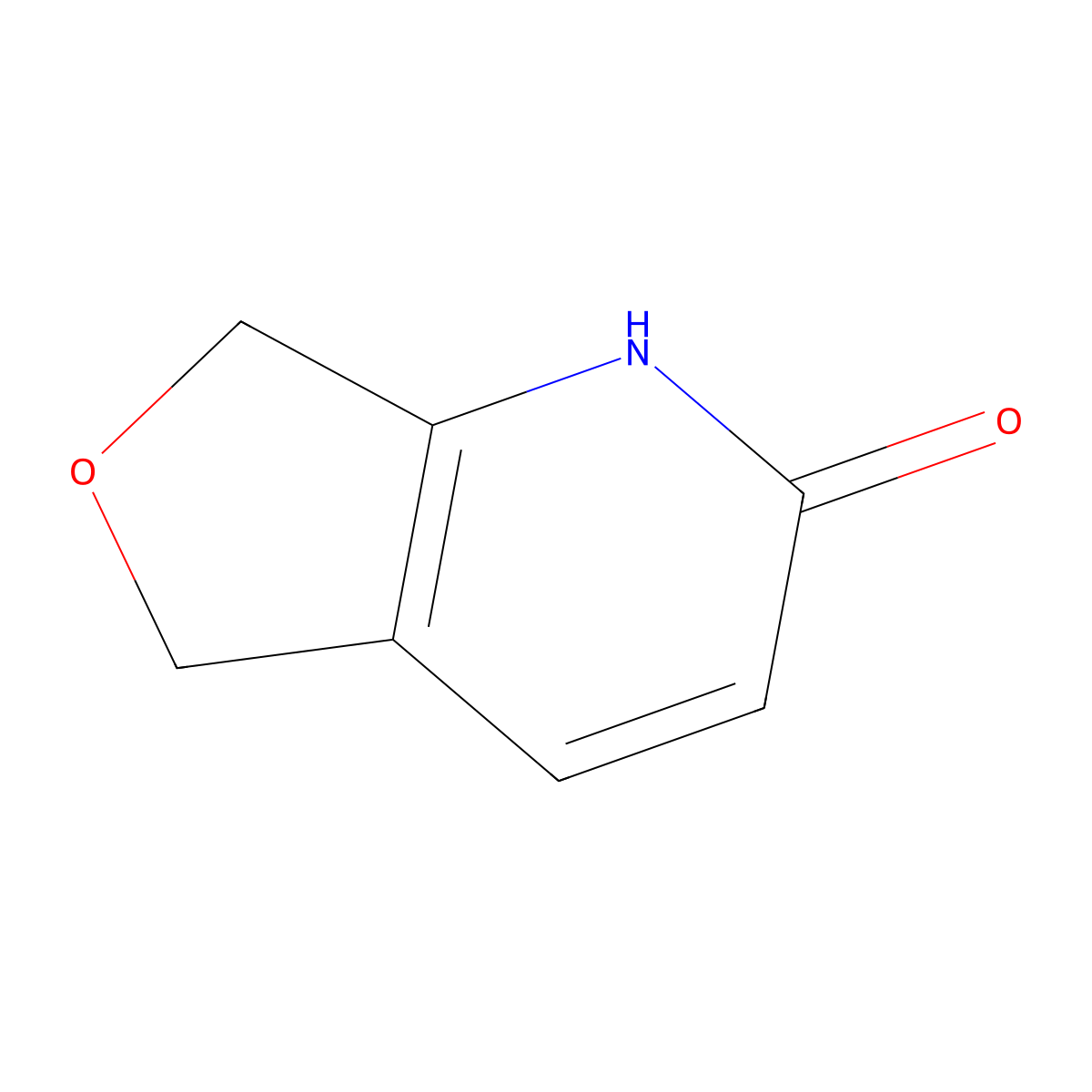 1H,2H,5H,7H-furo[3,4-b]pyridin-2-one molecular structure, CAS 32382-89-1