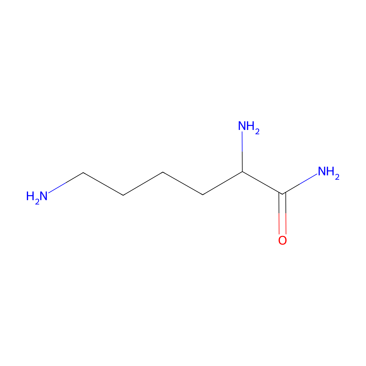 L-Lysinamide molecular structure, CAS 32388-19-5