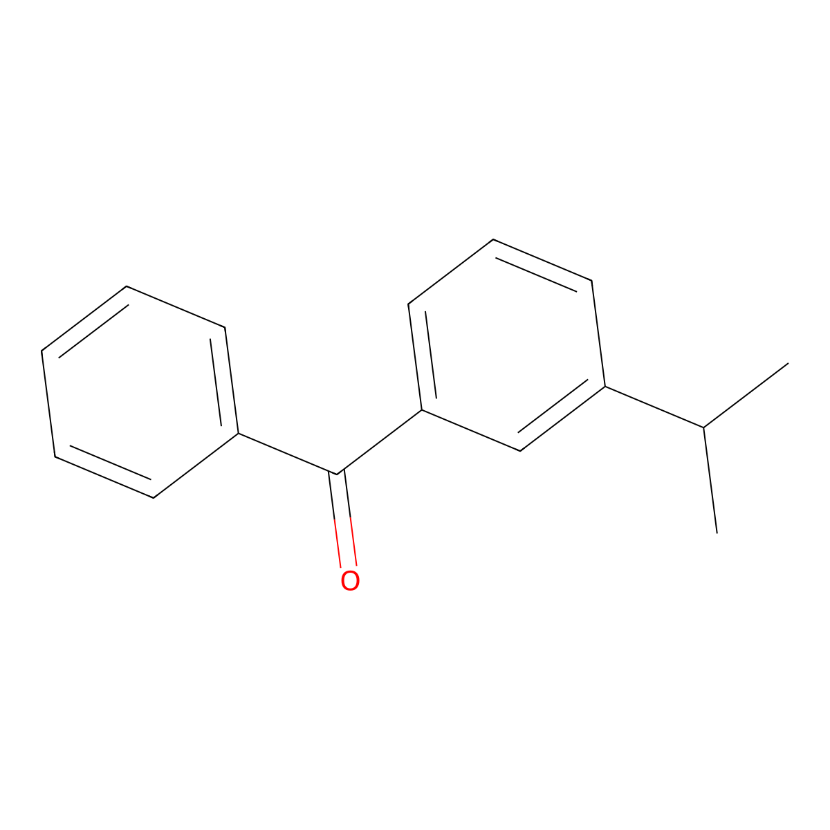 (3-Isopropylphenyl)(phenyl)methanone molecular structure, CAS 32388-73-1