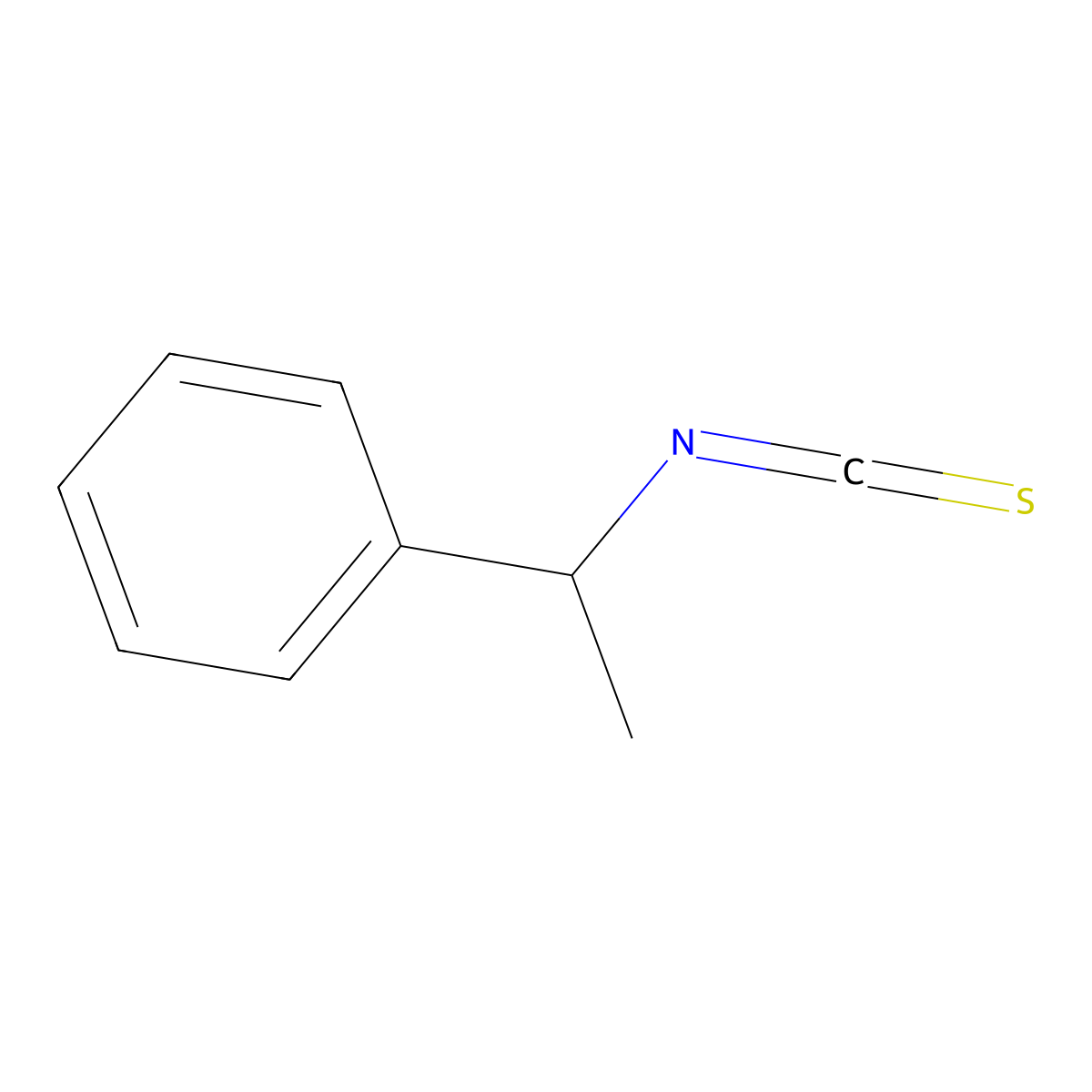 (1-Isothiocyanatoethyl)benzene molecular structure, CAS 32393-32-1