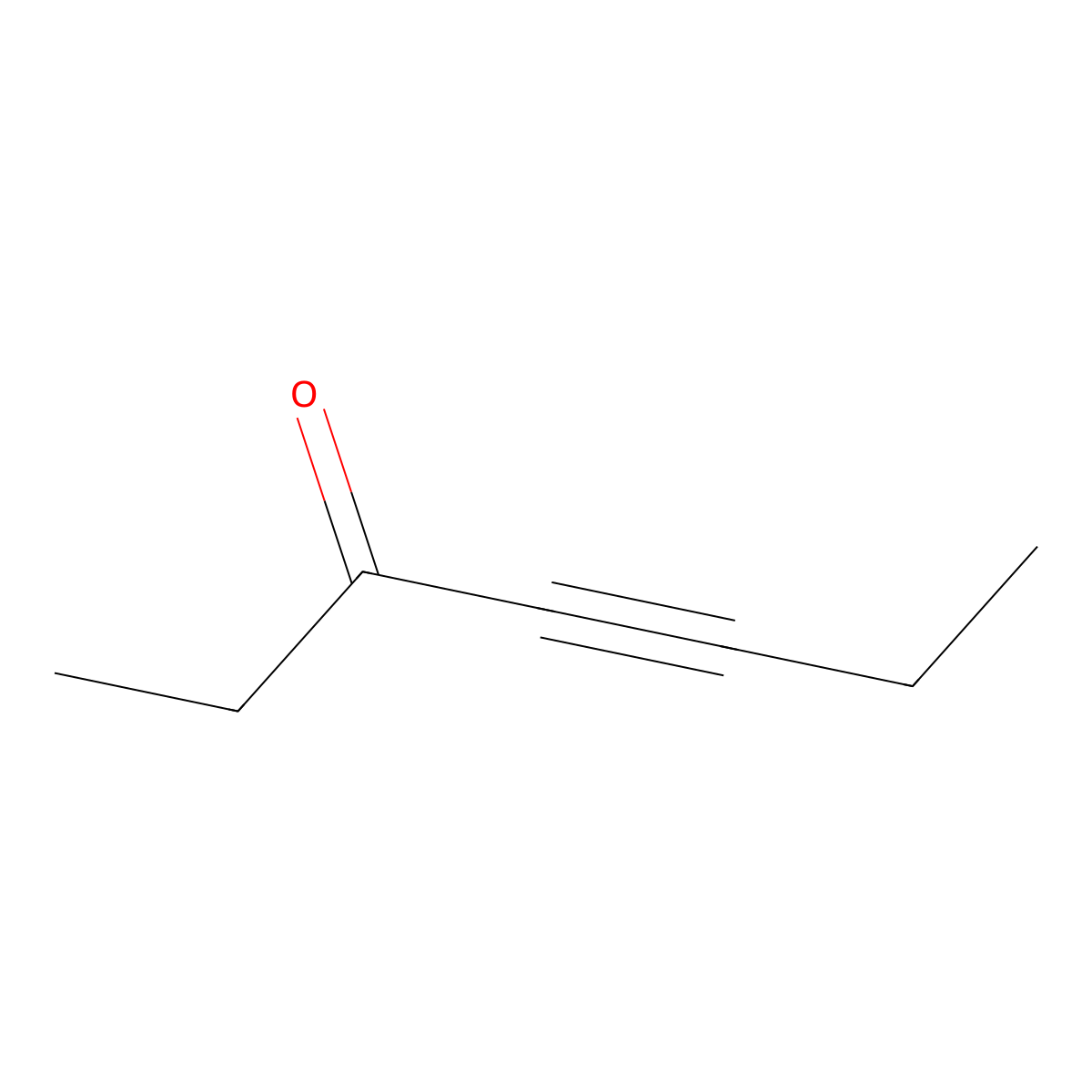 4-Heptyn-3-one molecular structure, CAS 32398-68-8