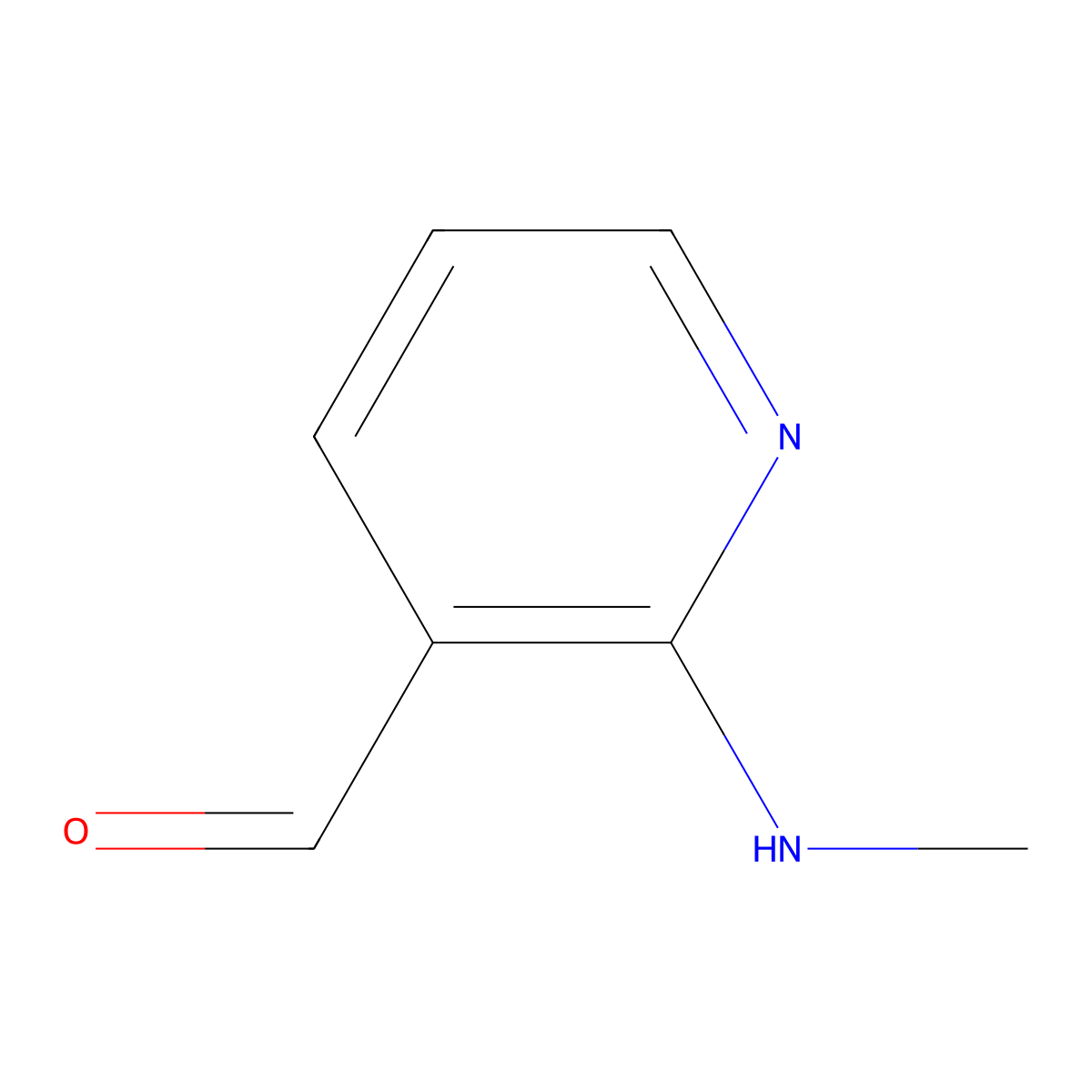 2-(Methylamino)pyridine-3-carbaldehyde molecular structure, CAS 32399-08-9