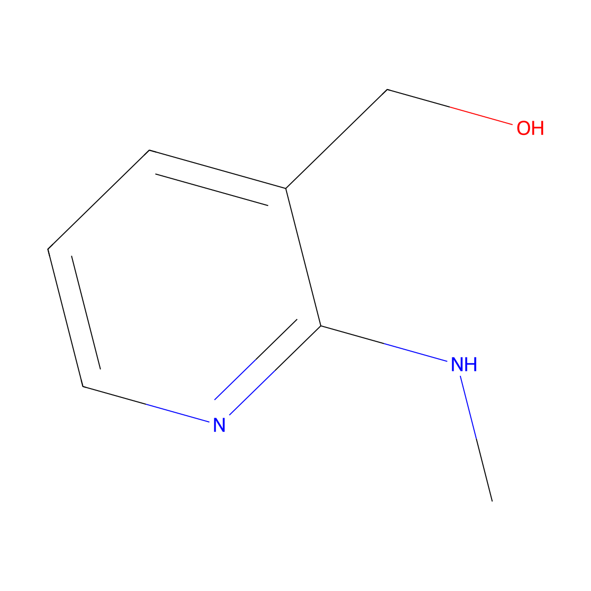 2-(Methylamino)-3-pyridinemethanol molecular structure, CAS 32399-12-5