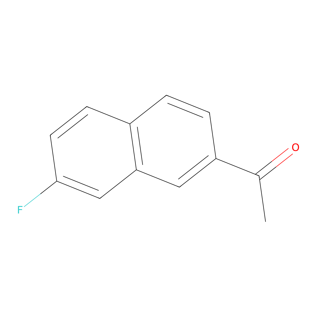 1-(7-Fluoro-2-naphthalenyl)ethanone molecular structure, CAS 324020-70-4