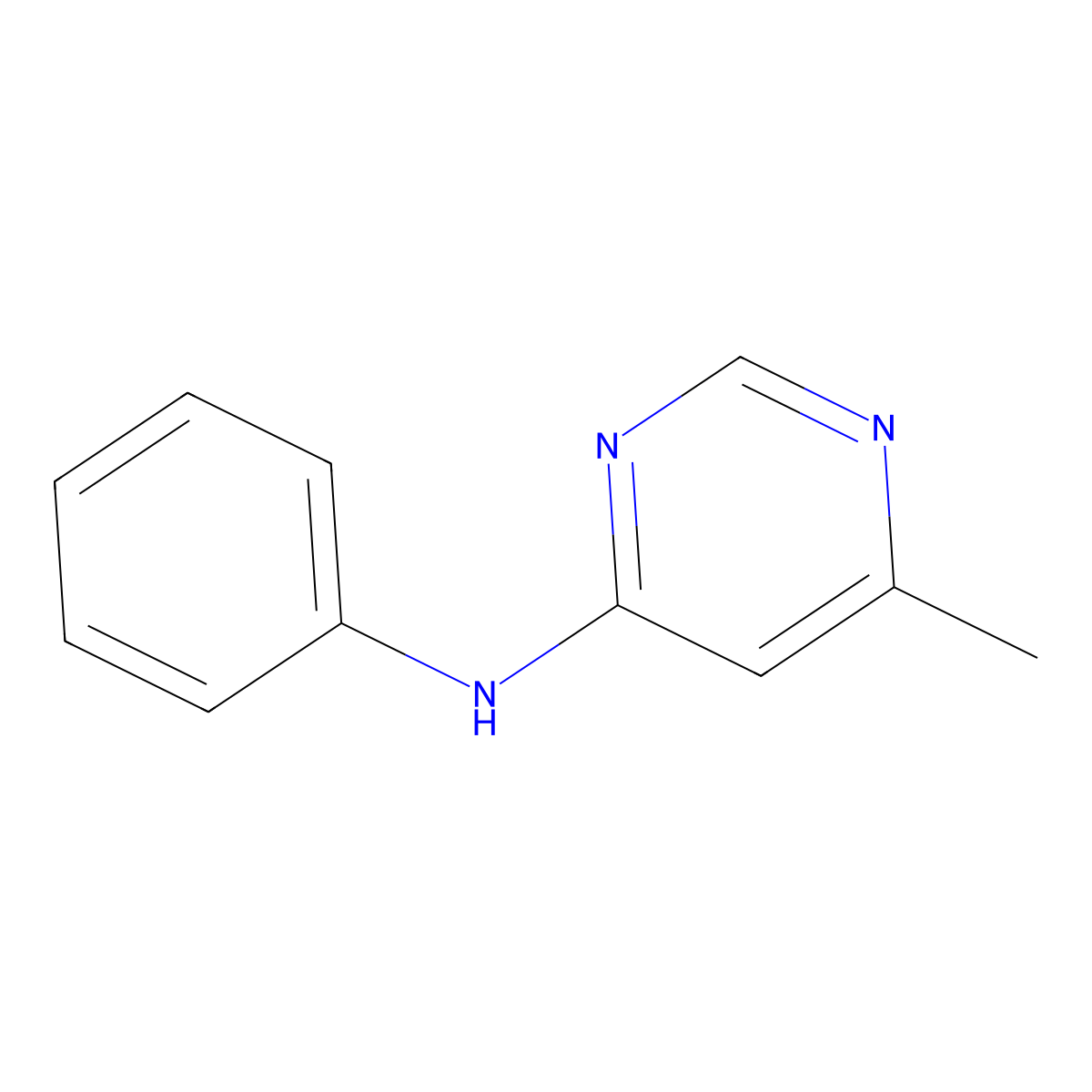 6-methyl-N-phenylpyrimidin-4-amine molecular structure, CAS 324037-12-9