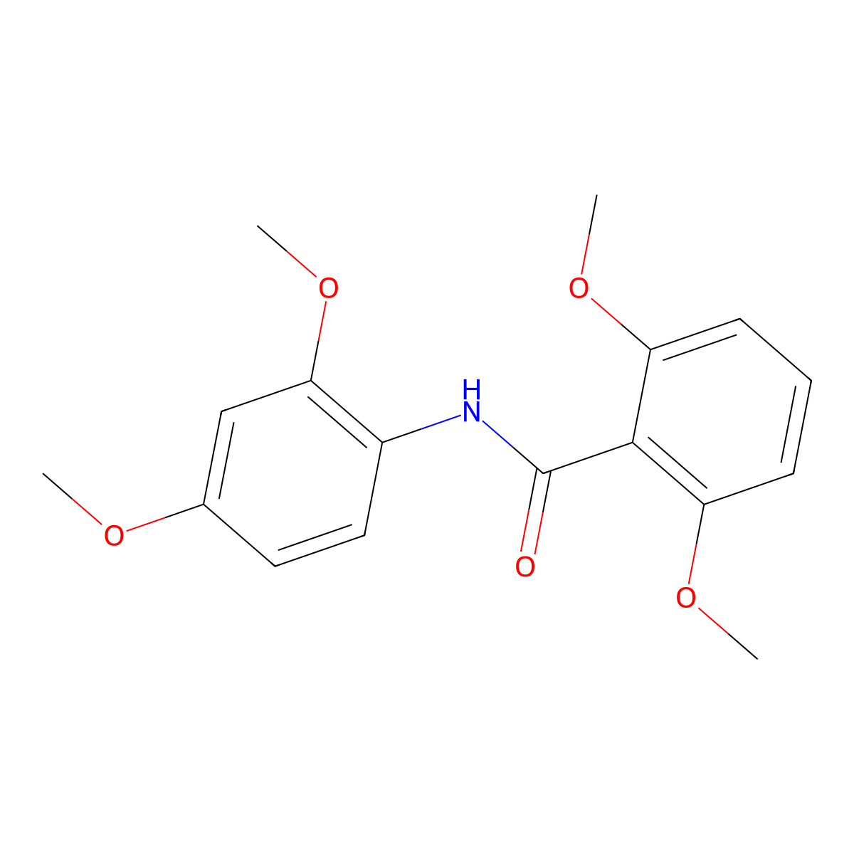 N-(2,4-dimethoxyphenyl)-2,6-dimethoxybenzamide molecular structure, CAS 324046-58-4