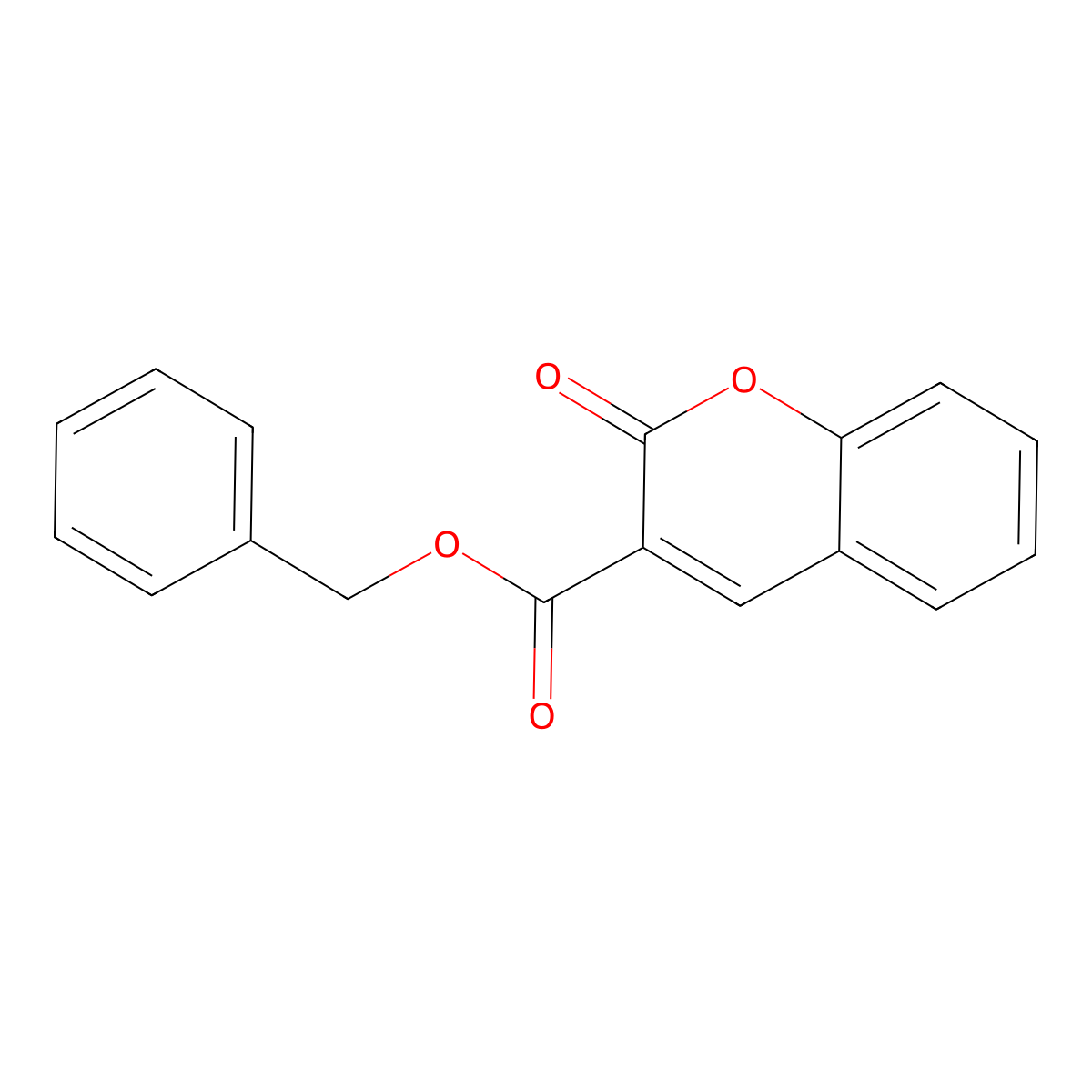 Benzyl 2-oxo-2H-chromene-3-carboxylate molecular structure, CAS 324065-51-2
