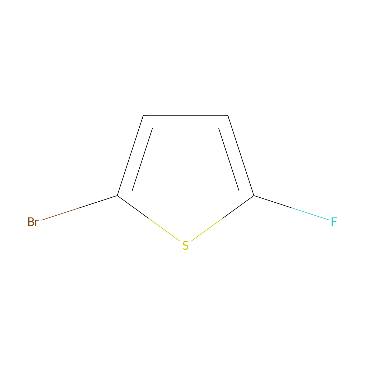 2-Bromo-5-fluorothiophene molecular structure, CAS 32415-41-1