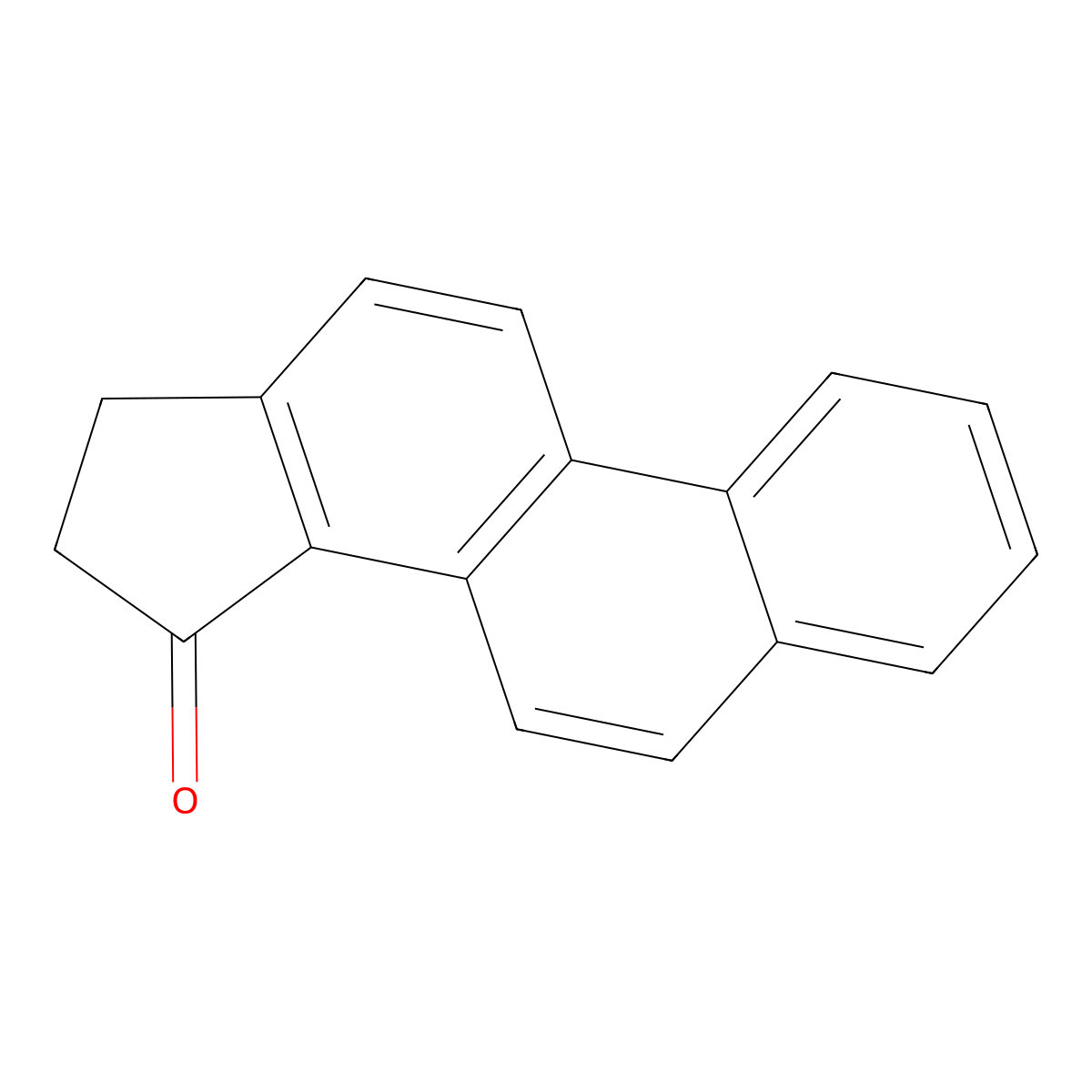 16,17-Dihydro-15H-cyclopenta(a)phenanthren-15-one molecular structure, CAS 32425-83-5