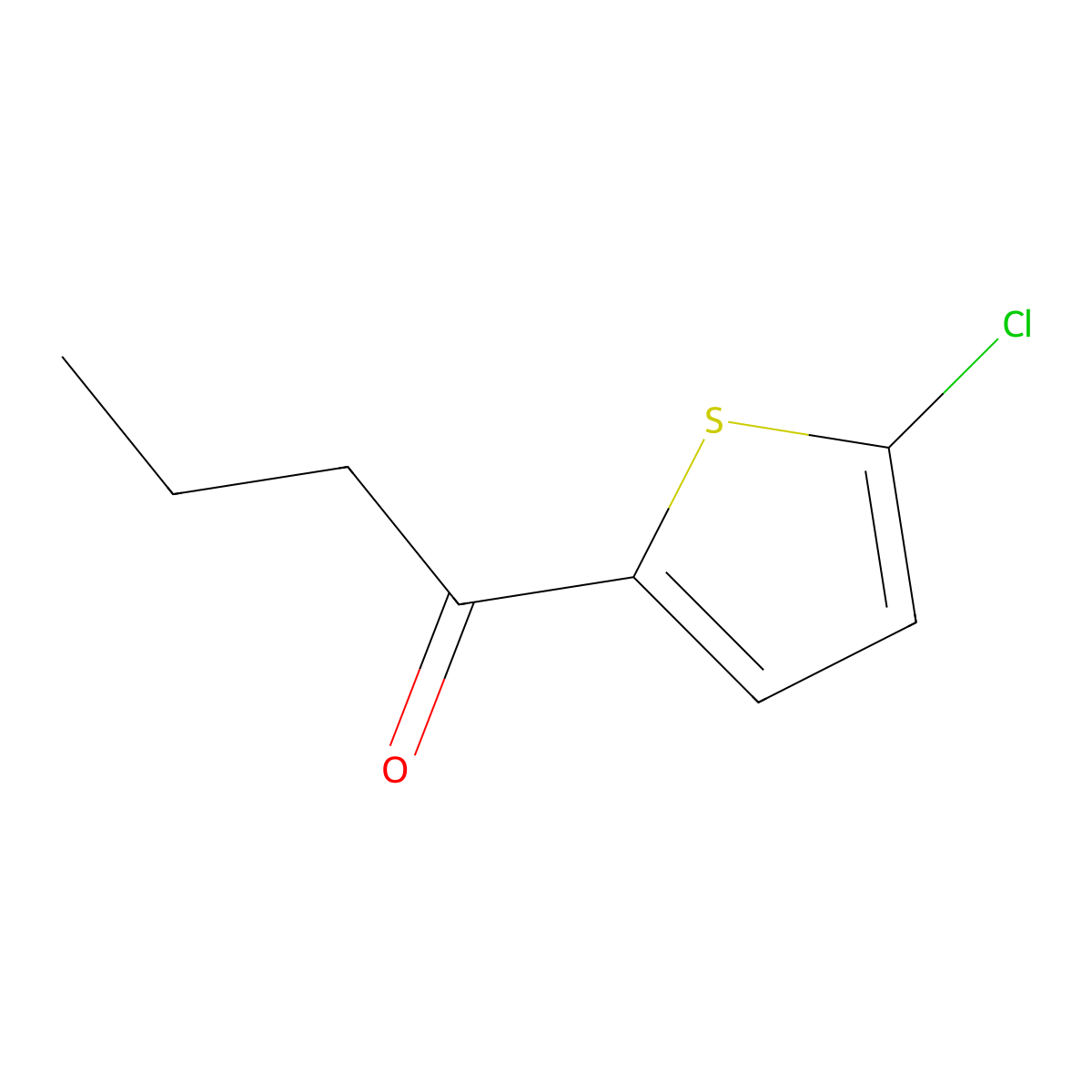 1-(5-Chlorothiophen-2-yl)butan-1-one molecular structure, CAS 32427-77-3