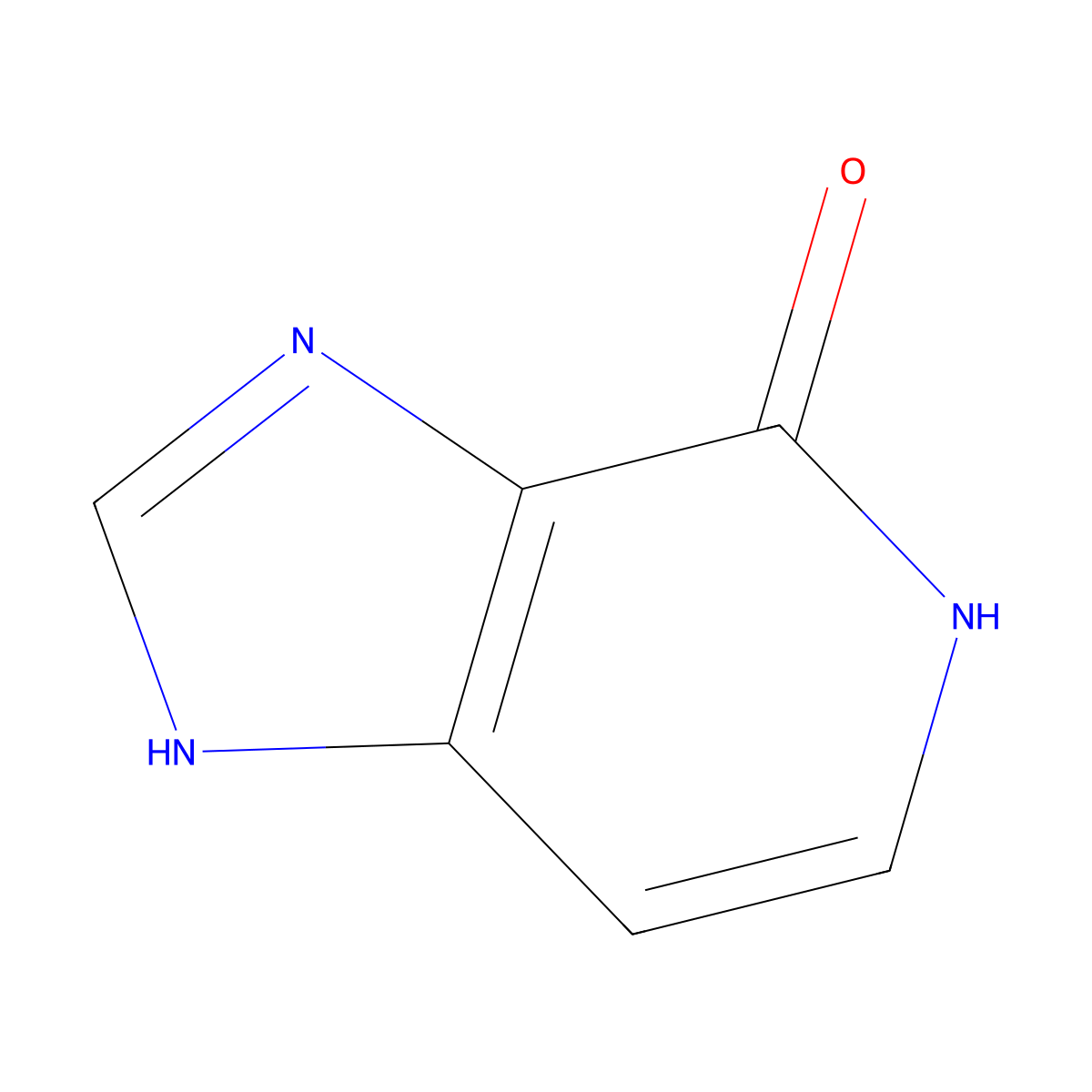 1H,4H,5H-imidazo(4,5-c)pyridin-4-one molecular structure, CAS 3243-24-1