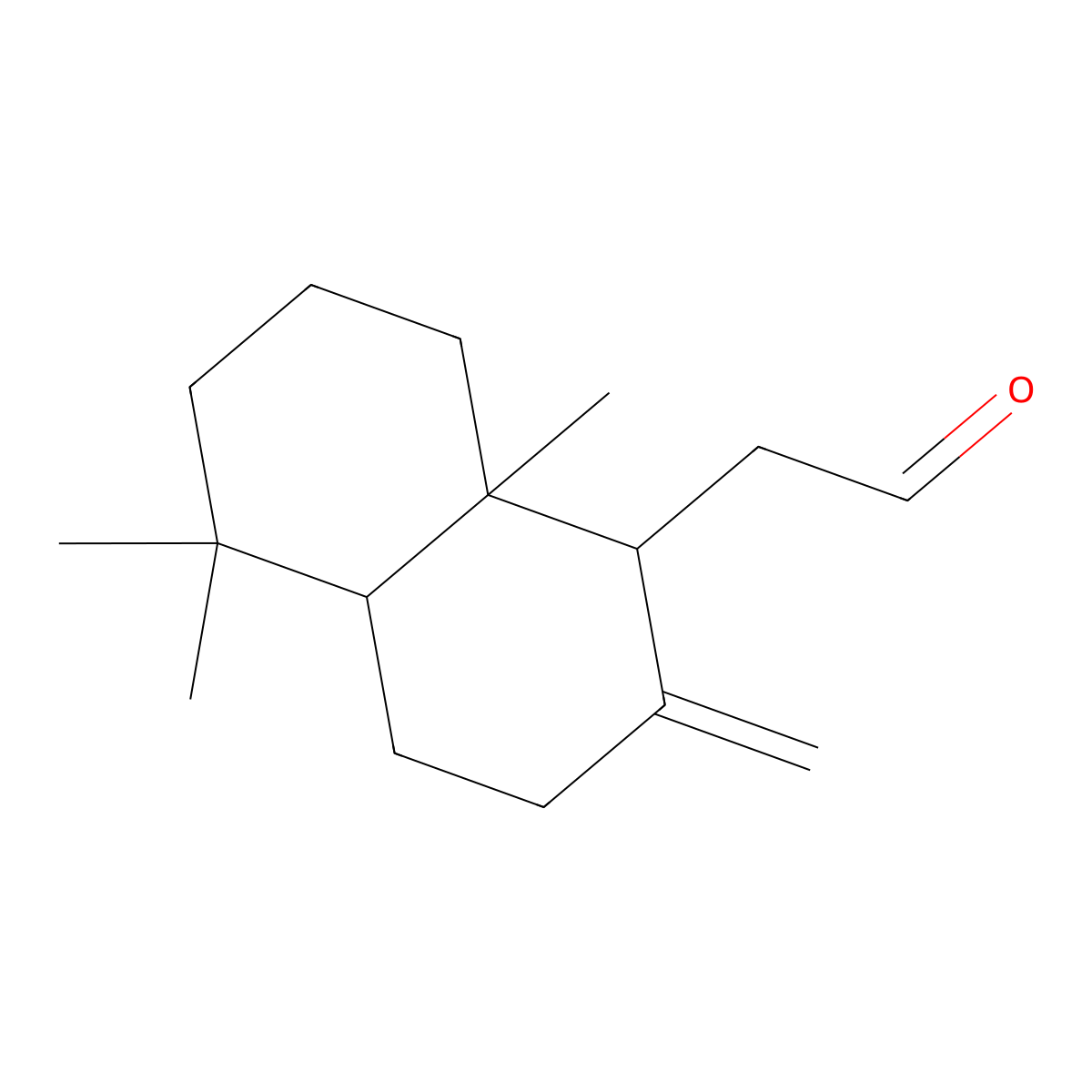 Bicyclohomofarnesal molecular structure, CAS 3243-36-5
