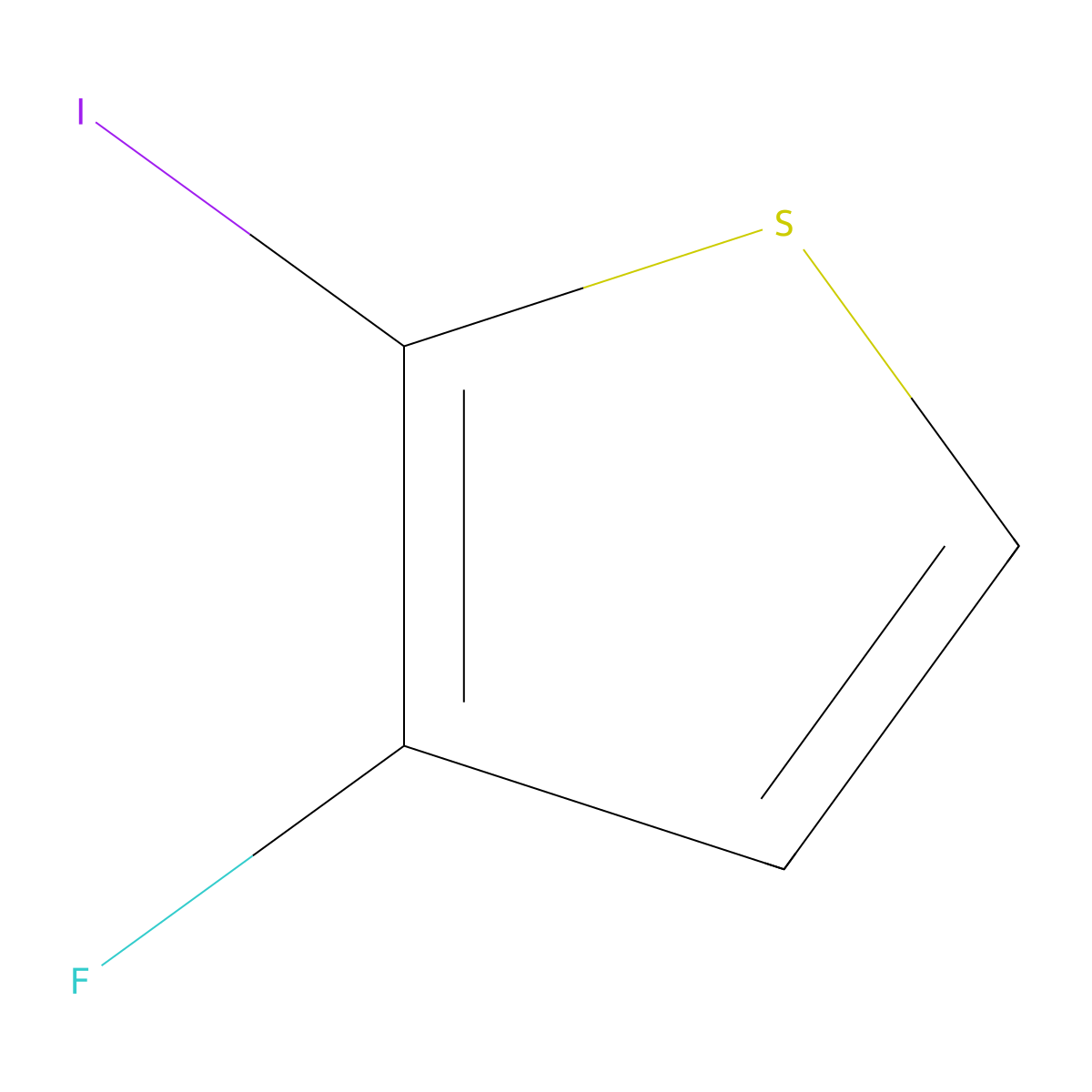 3-Fluoro-2-iodothiophene molecular structure, CAS 32431-80-4