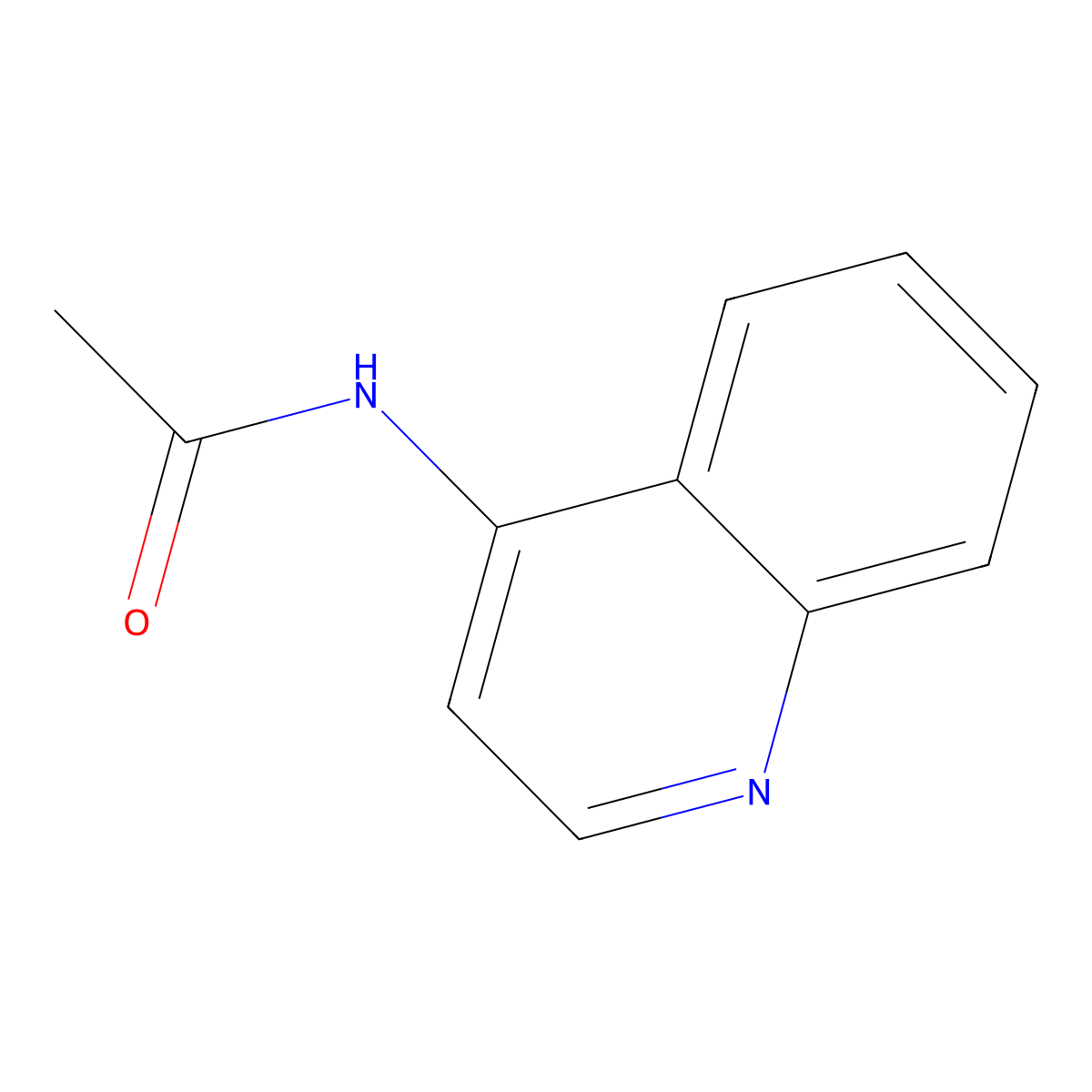 4-Acetamidoquinoline molecular structure, CAS 32433-28-6