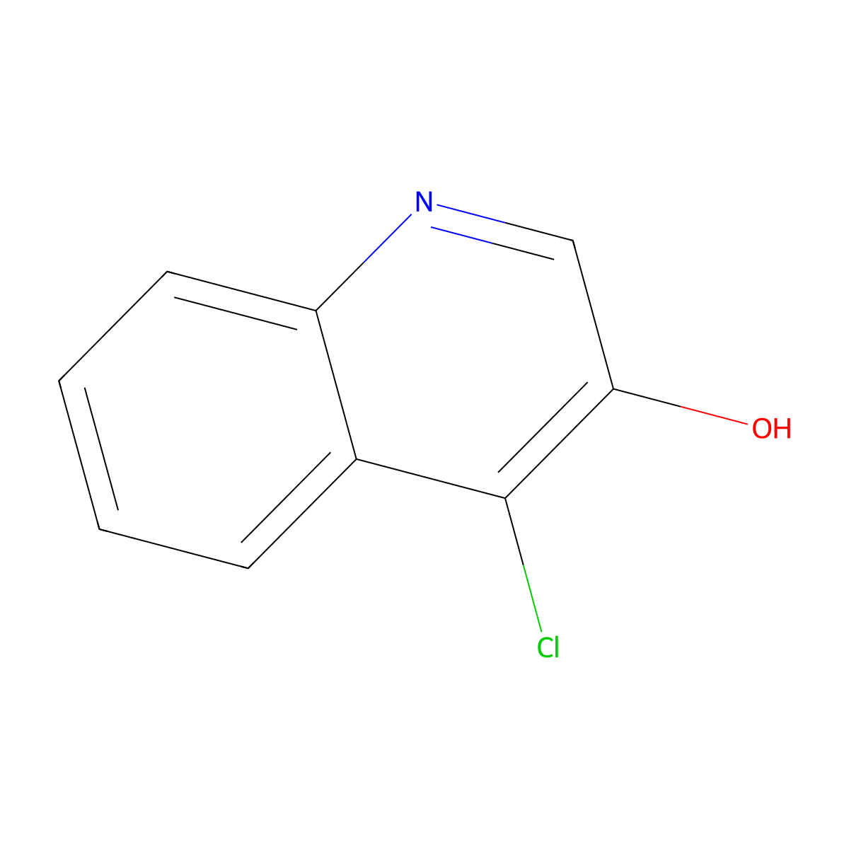 4-Chloroquinolin-3-ol molecular structure, CAS 32435-60-2