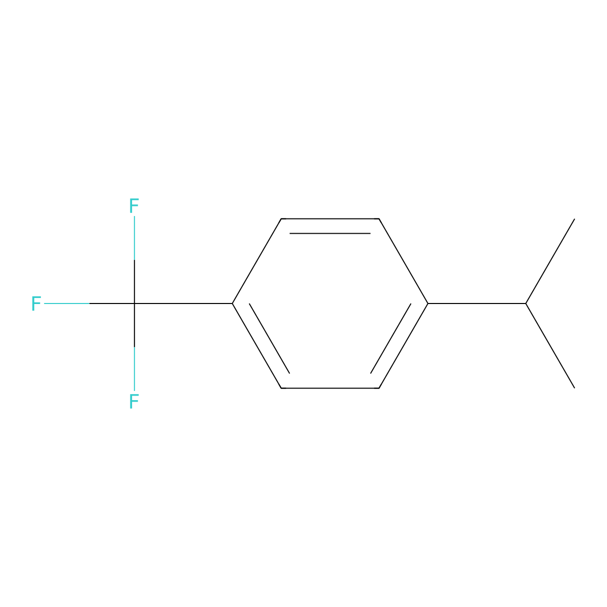 1-Isopropyl-4-(trifluoromethyl)benzene molecular structure, CAS 32445-99-1