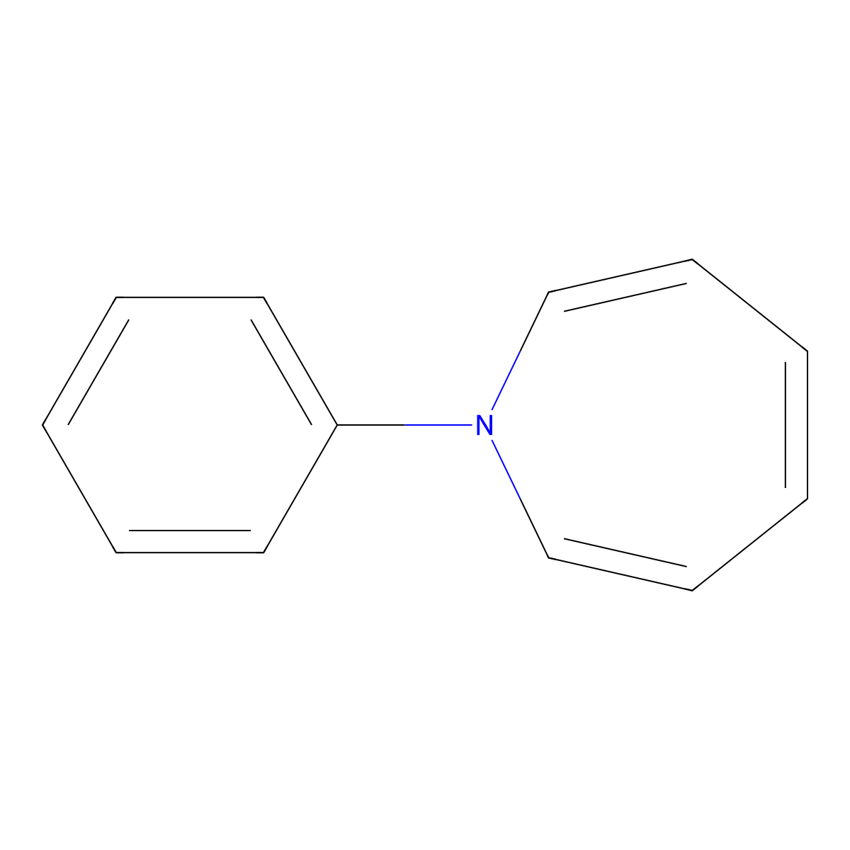 1-phenyl-1H-azepine molecular structure, CAS 32446-13-2