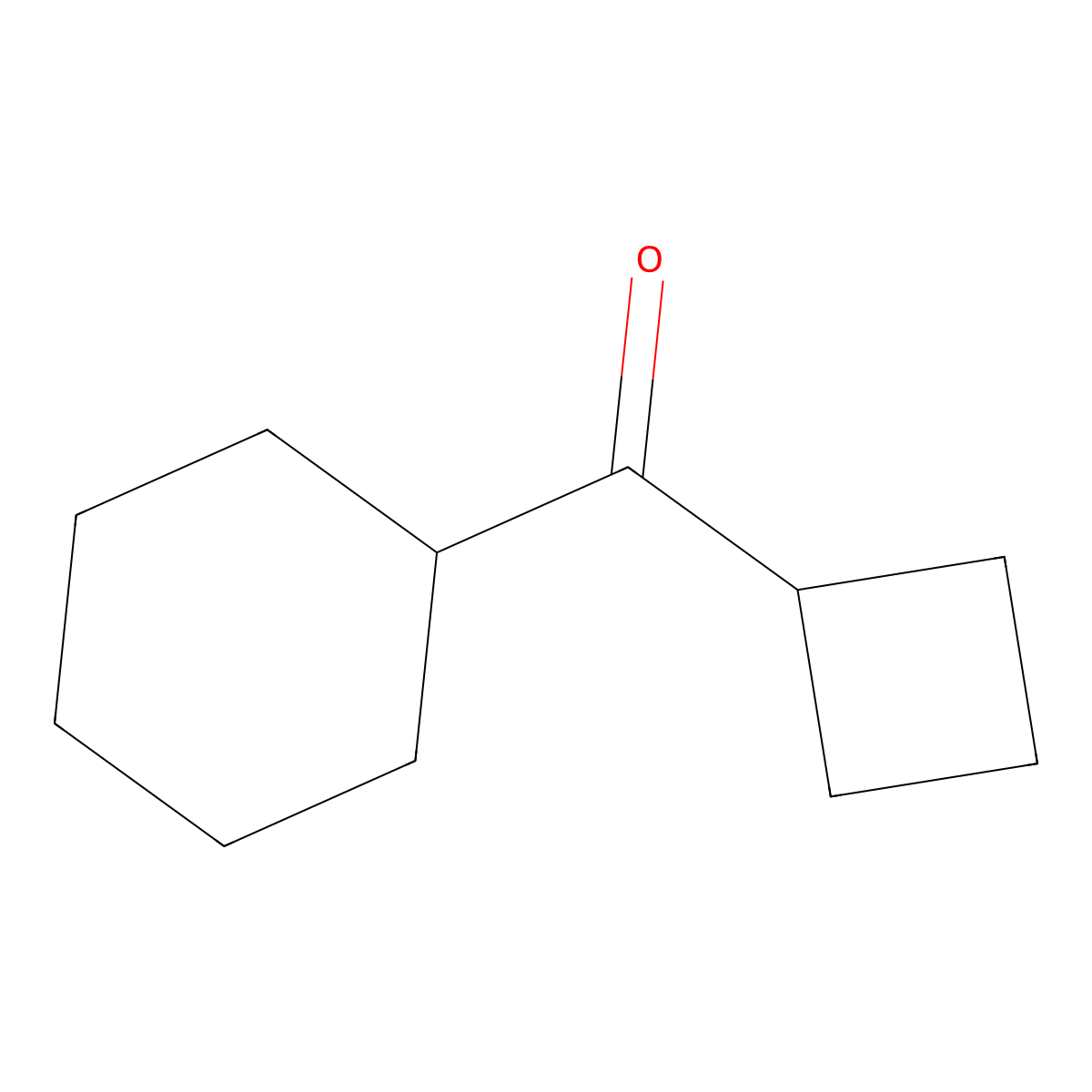 Cyclobutyl(cyclohexyl)methanone molecular structure, CAS 32446-20-1