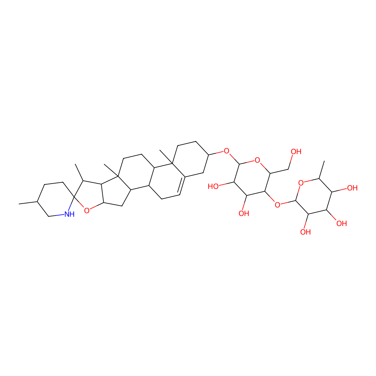 Khasianine molecular structure, CAS 32449-98-2