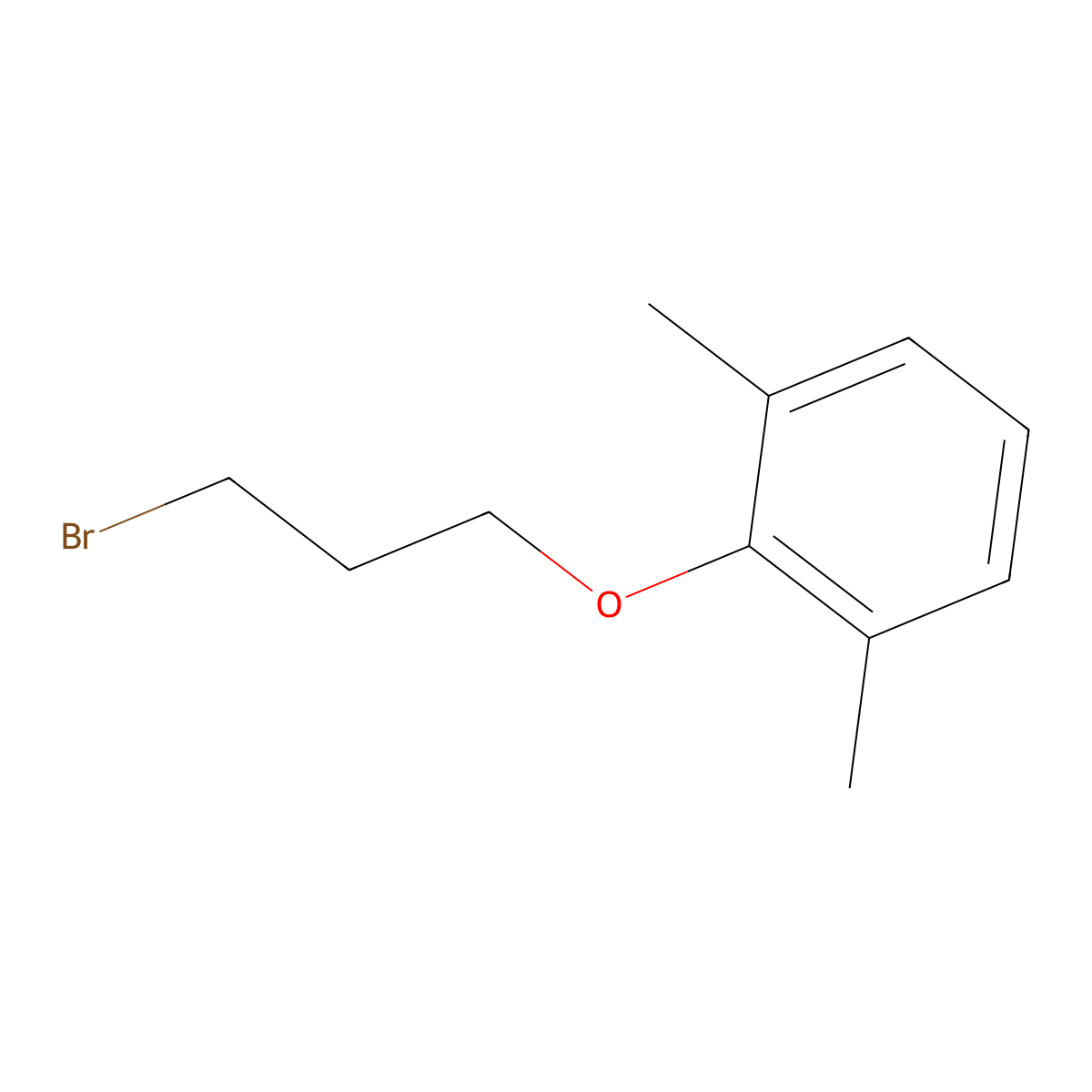 2-(3-Bromopropoxy)-1,3-dimethylbenzene molecular structure, CAS 3245-54-3