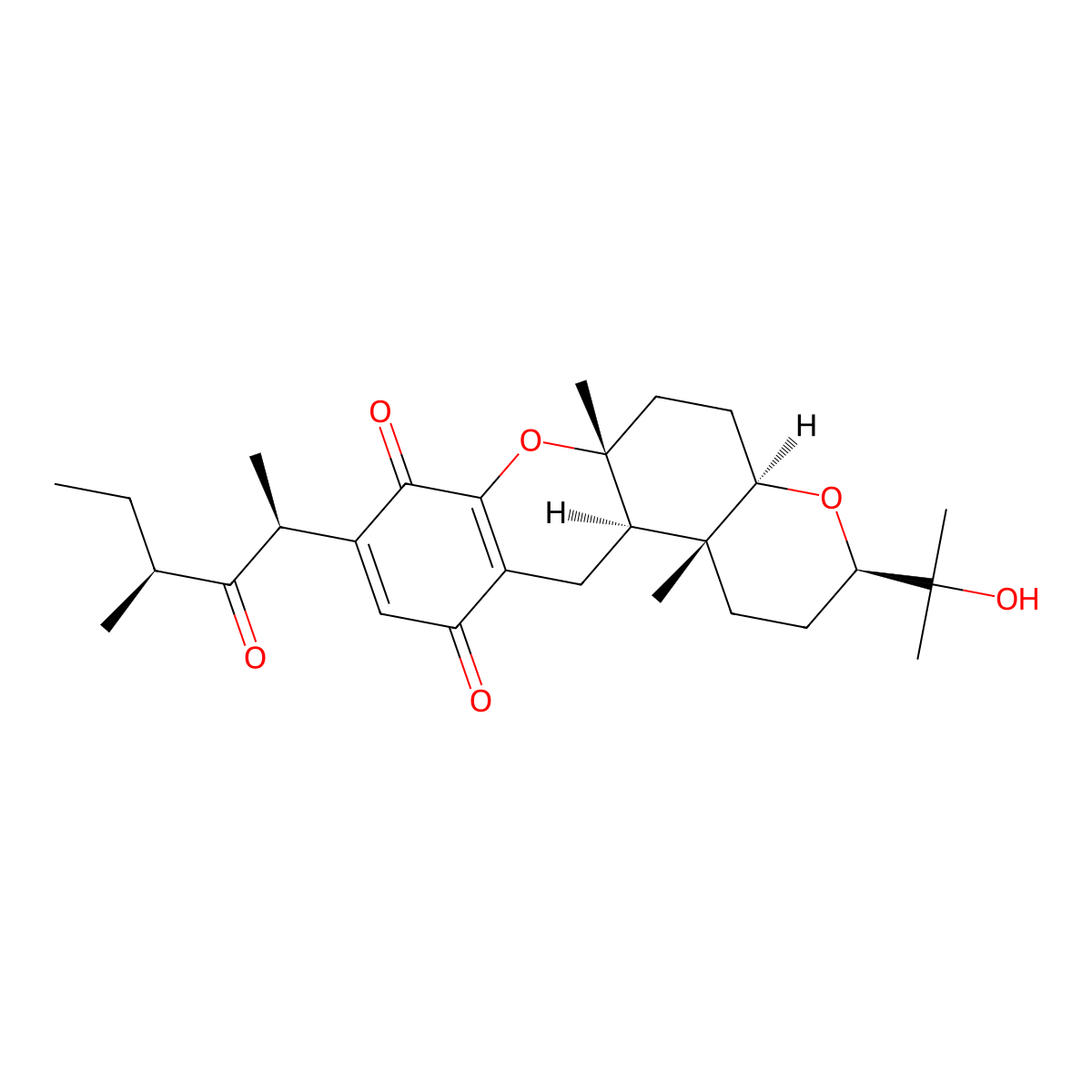 Cochlioquinone B molecular structure, CAS 32450-26-3