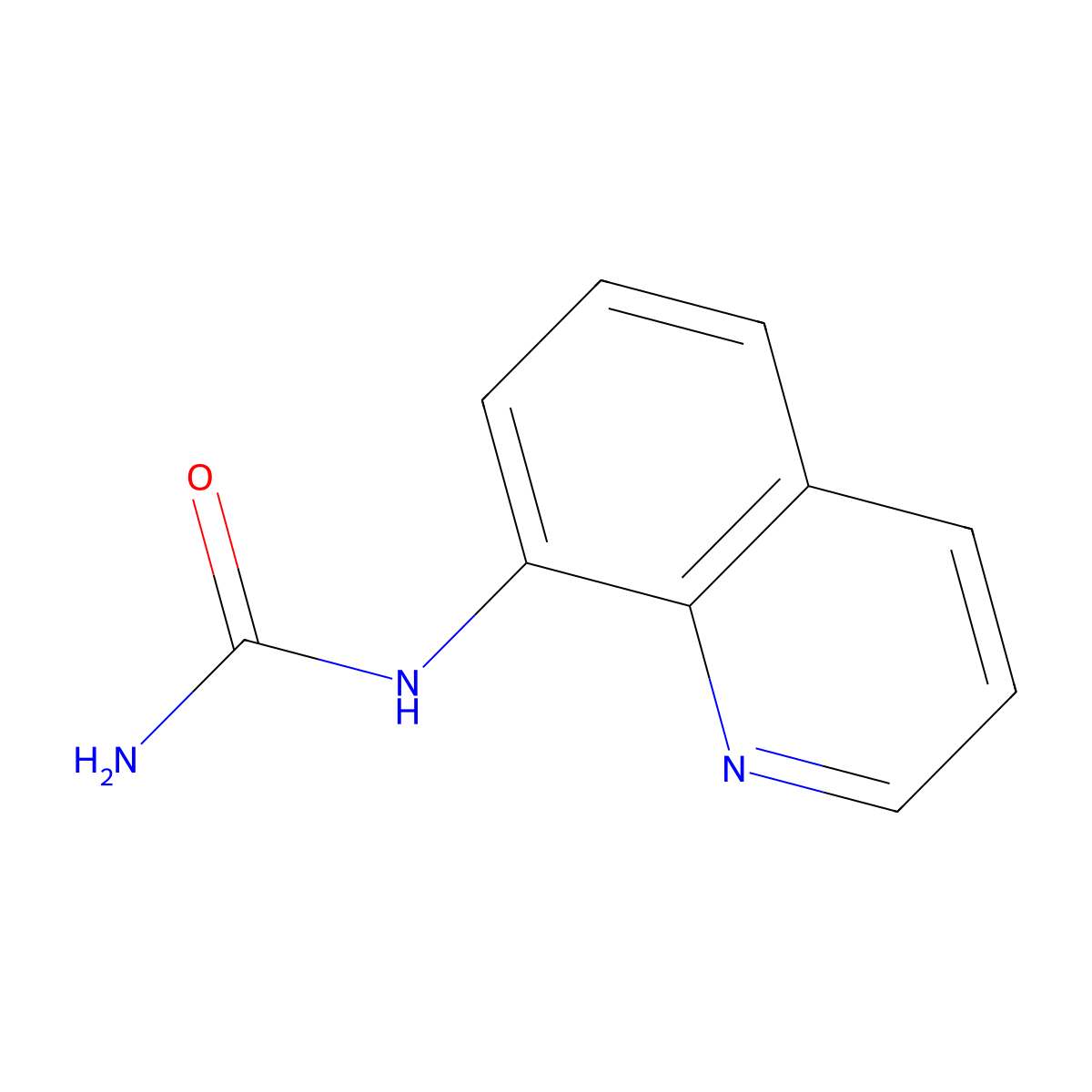 8-Ureidoquinoline molecular structure, CAS 32451-61-9