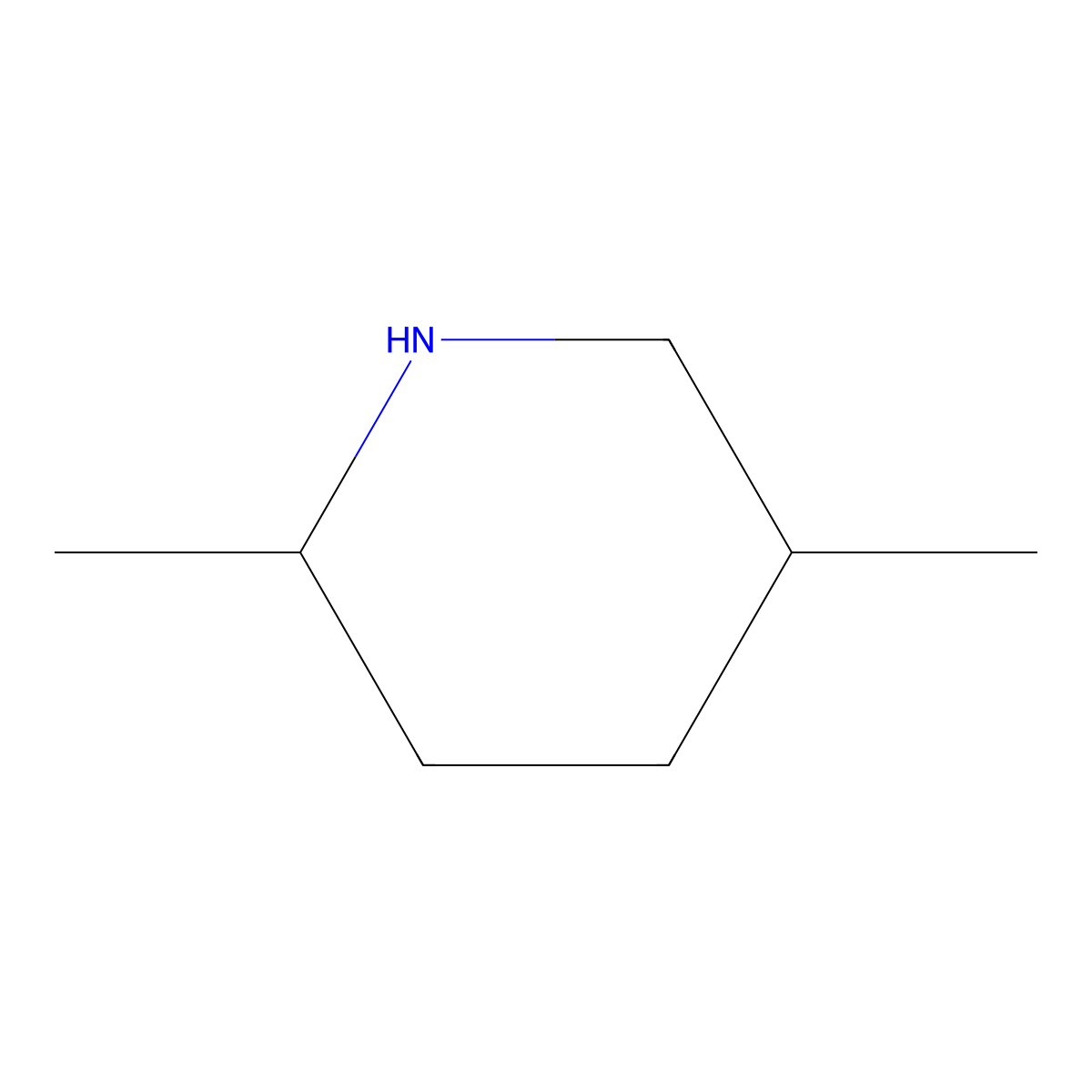 trans-2,5-Dimethylpiperidine molecular structure, CAS 32452-45-2