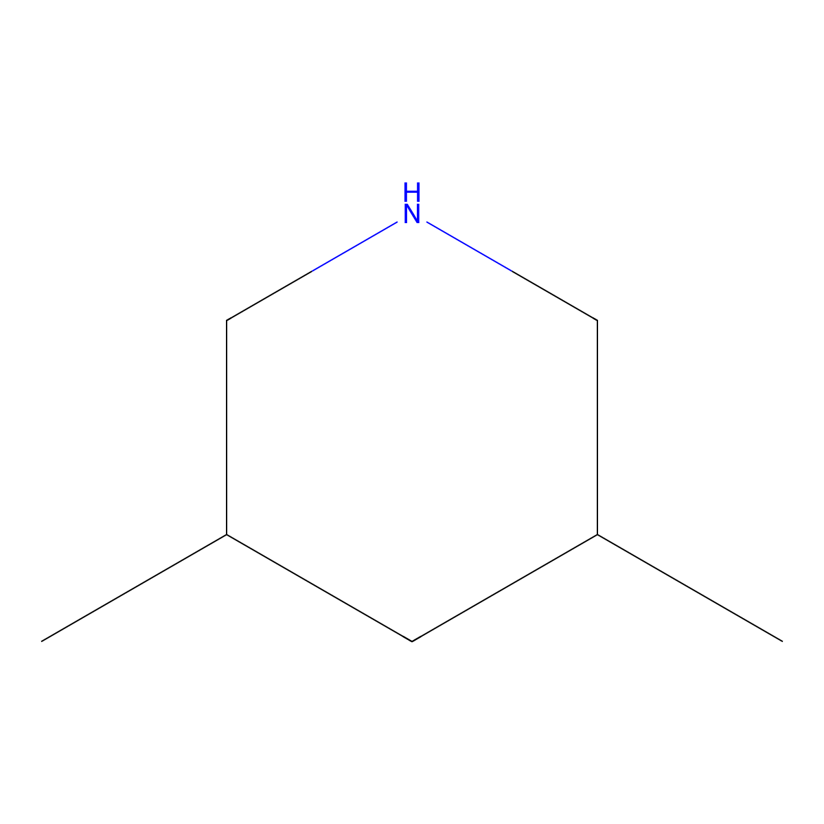 (3R,5R)-3,5-dimethylpiperidine molecular structure, CAS 32452-46-3