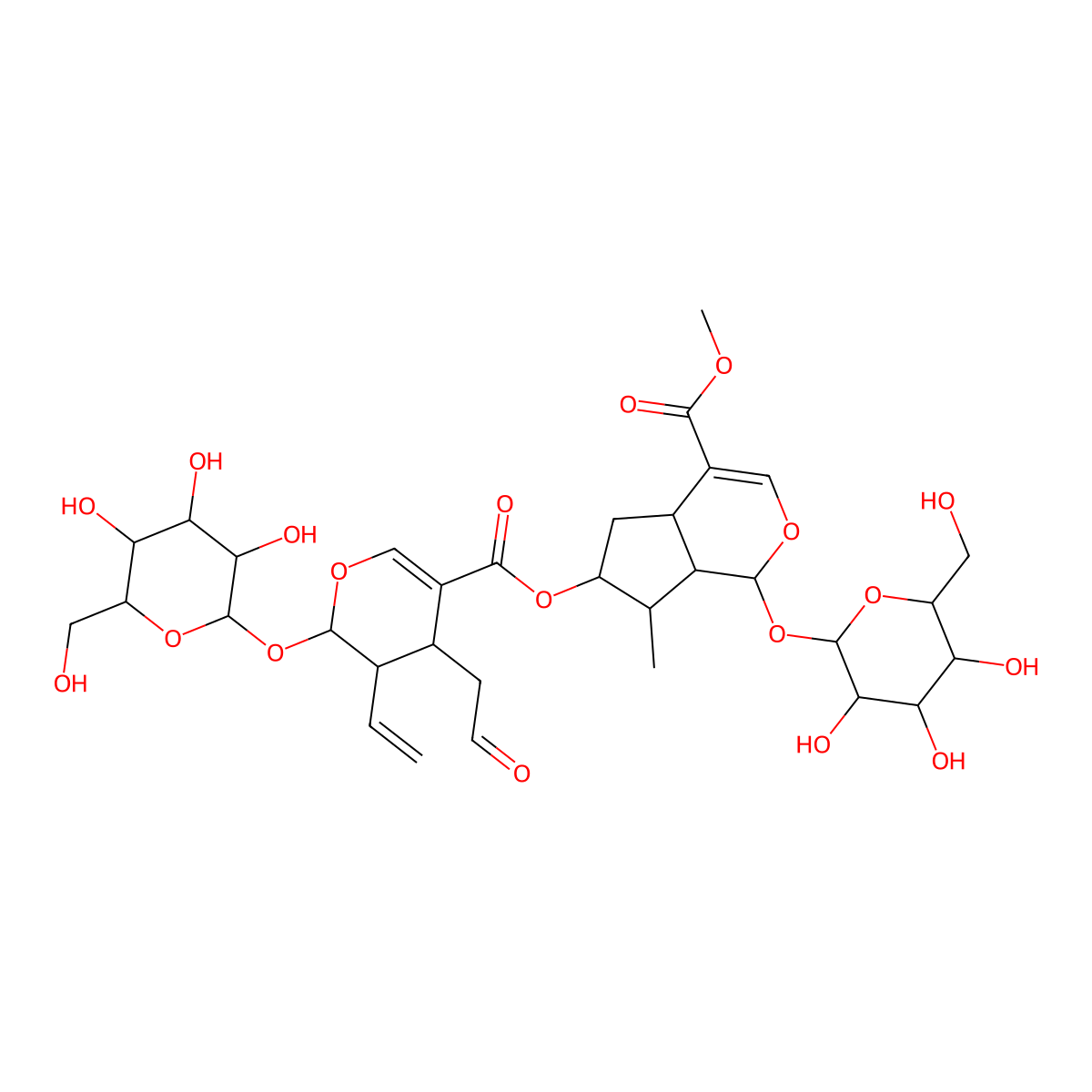 Cantleyoside molecular structure, CAS 32455-46-2