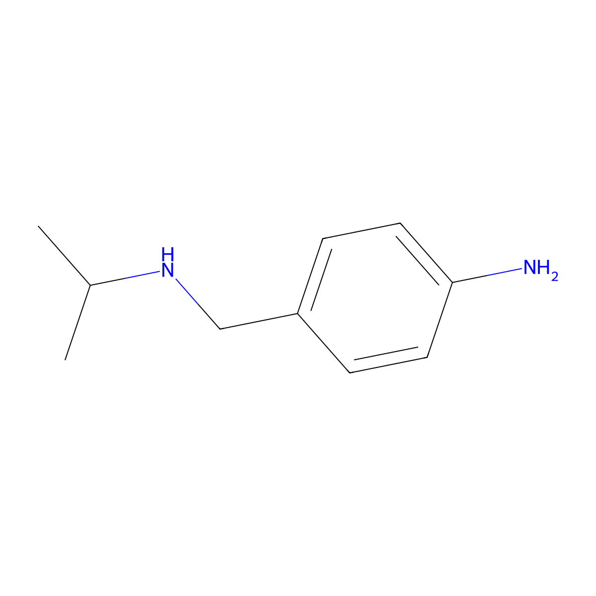 N-Isopropyl-4-aminobenzylamine molecular structure, CAS 324560-63-6