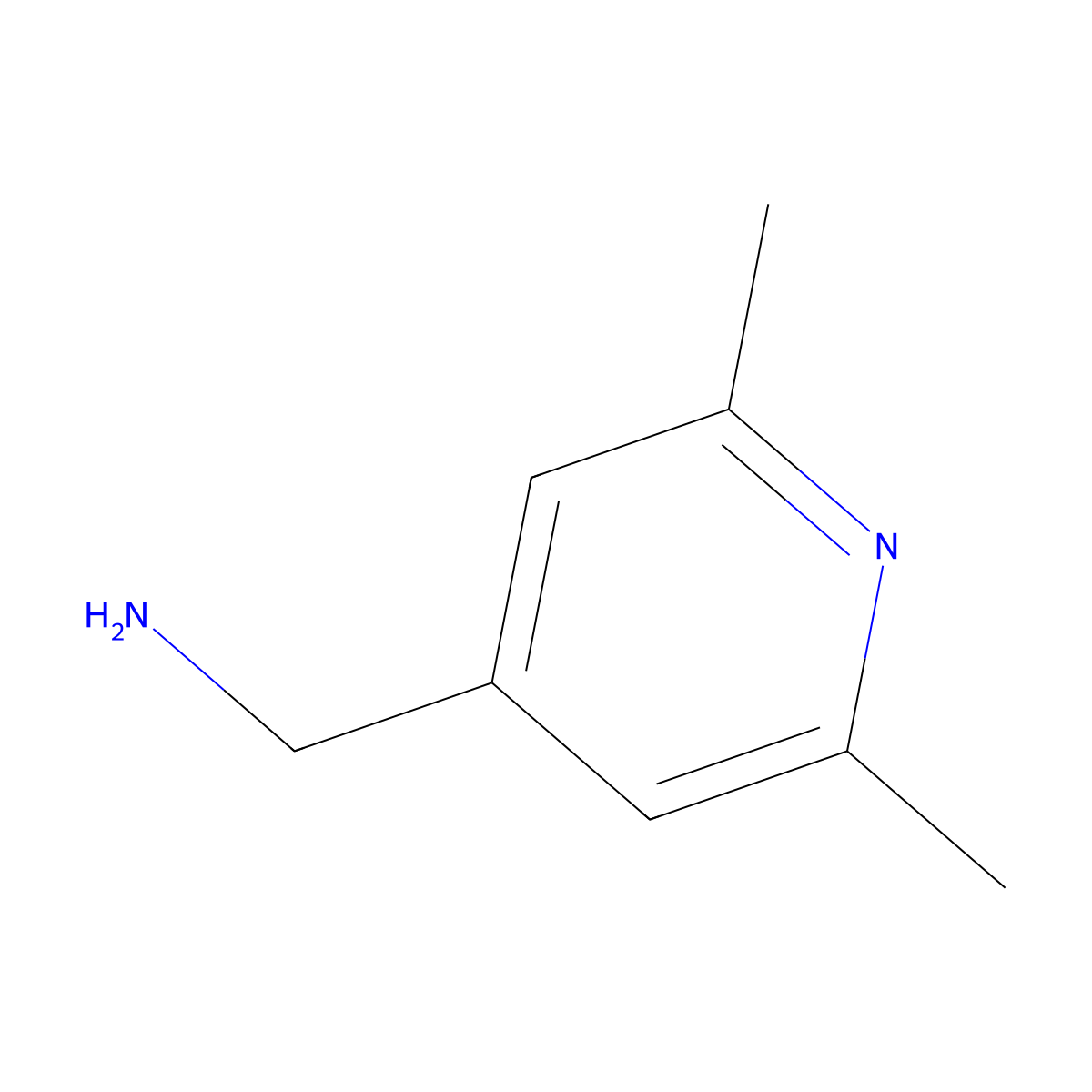 (2,6-Dimethylpyridin-4-yl)methanamine molecular structure, CAS 324571-98-4