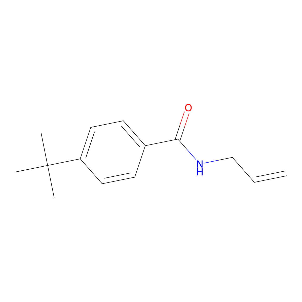 4-tert-butyl-N-prop-2-enylbenzamide molecular structure, CAS 324577-50-6