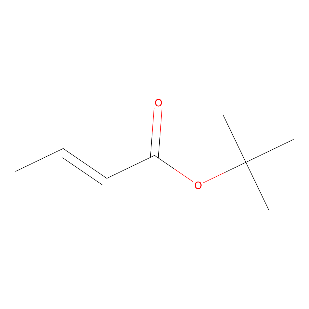 tert-Butyl Crotonate molecular structure, CAS 3246-27-3