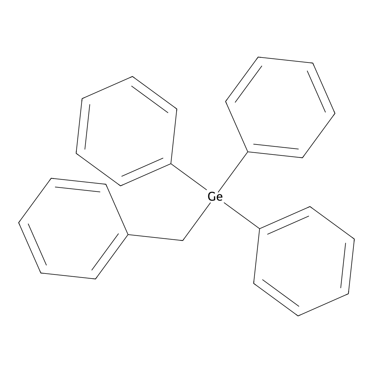 Benzyl(triphenyl)germane molecular structure, CAS 3246-98-8