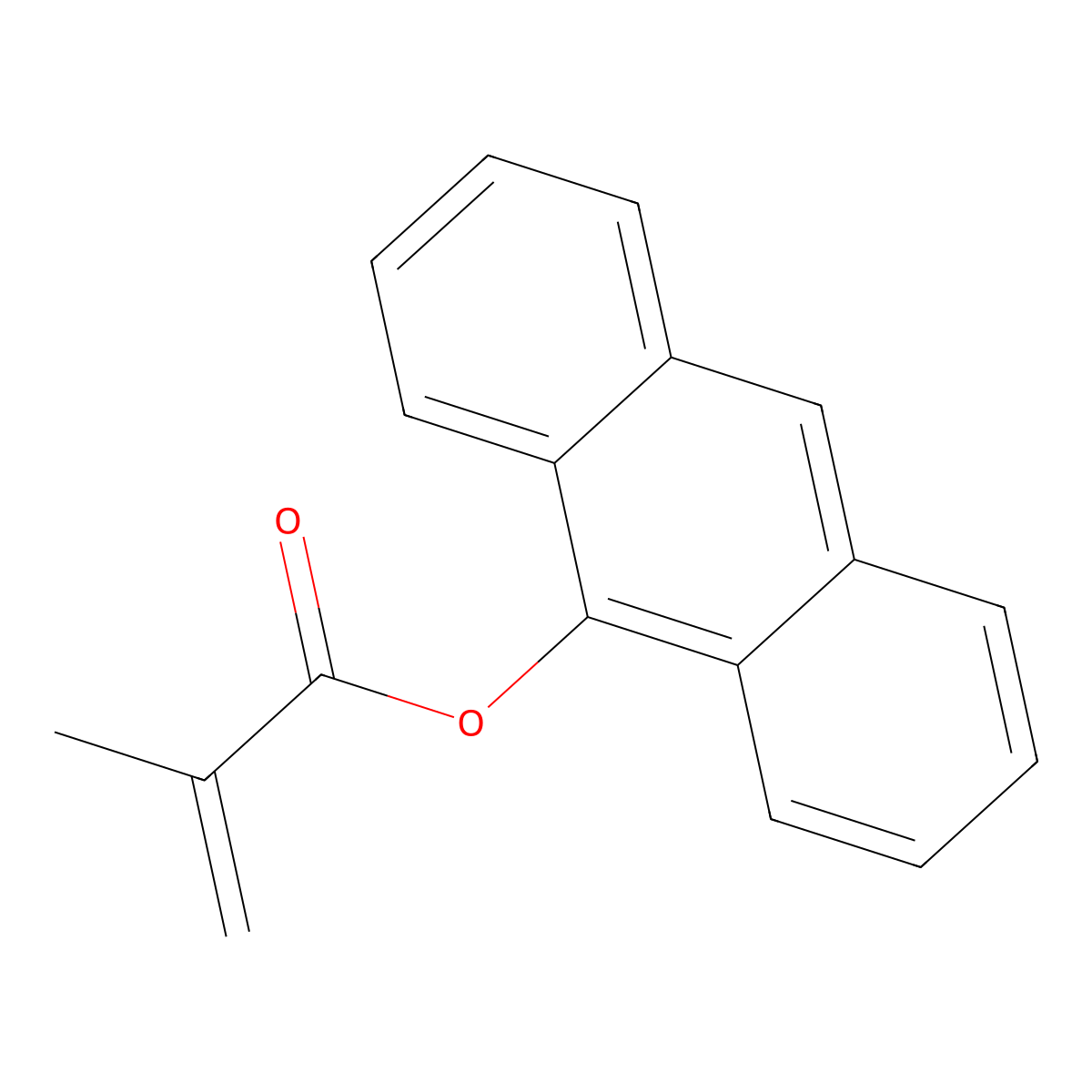 9-Anthryl methacrylate molecular structure, CAS 32468-70-5