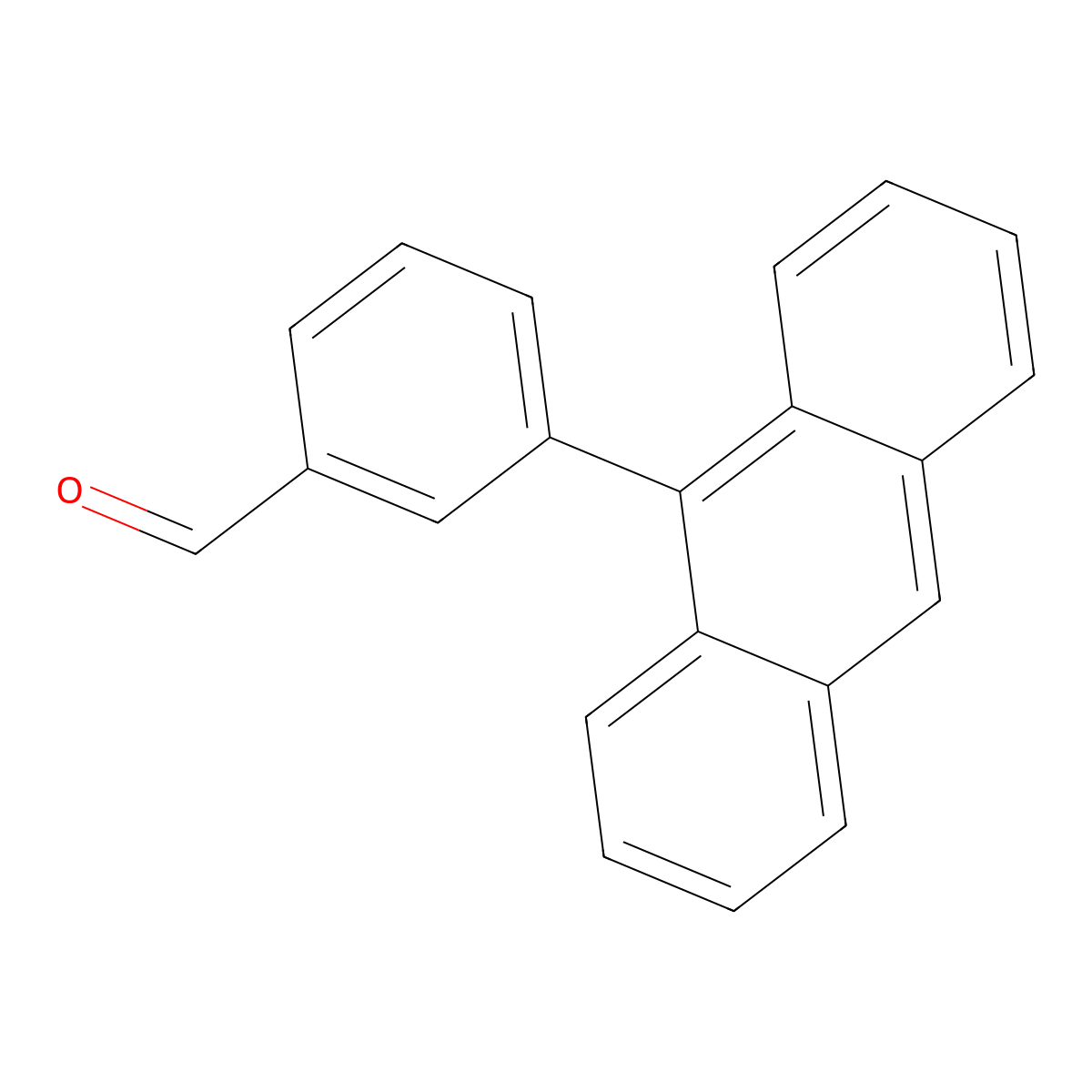 3-(Anthracen-10-YL)benzaldehyde molecular structure, CAS 324750-98-3