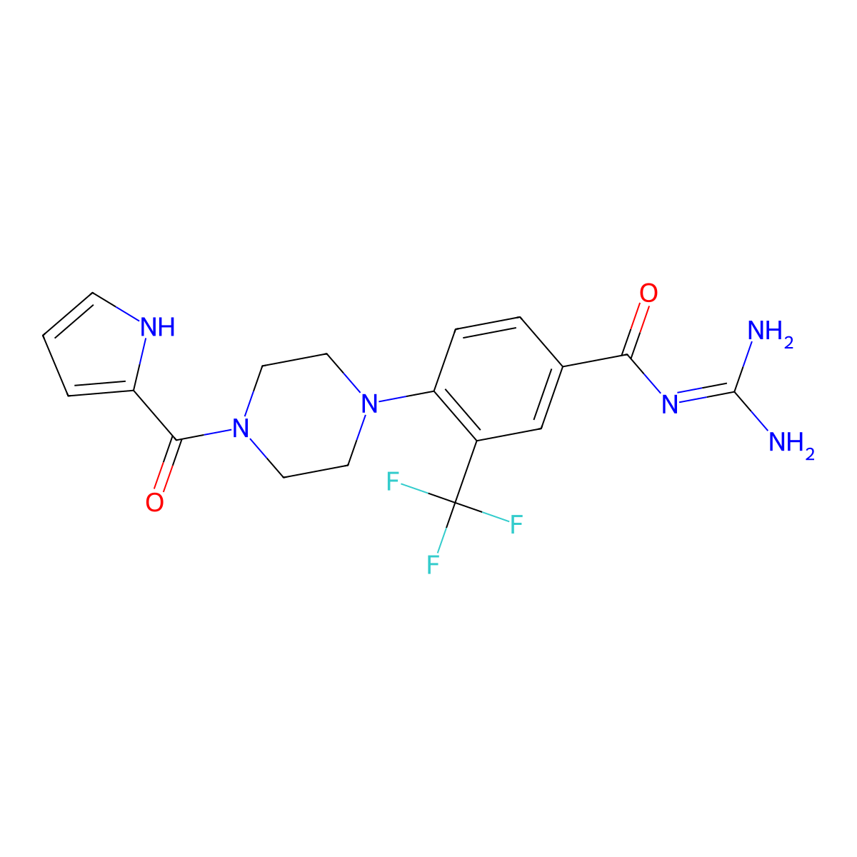 Sabiporide molecular structure, CAS 324758-66-9
