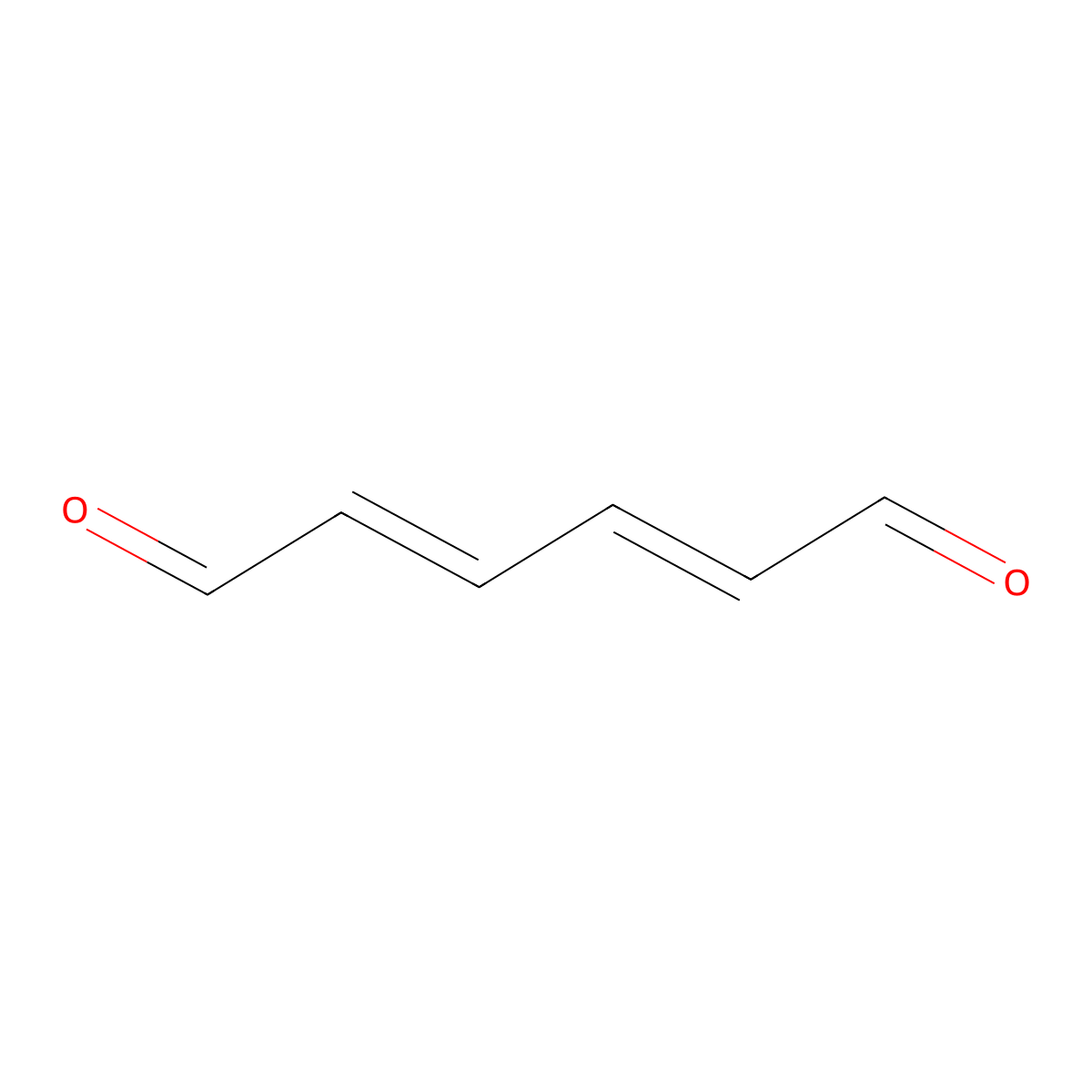 Muconaldehyde molecular structure, CAS 3249-28-3