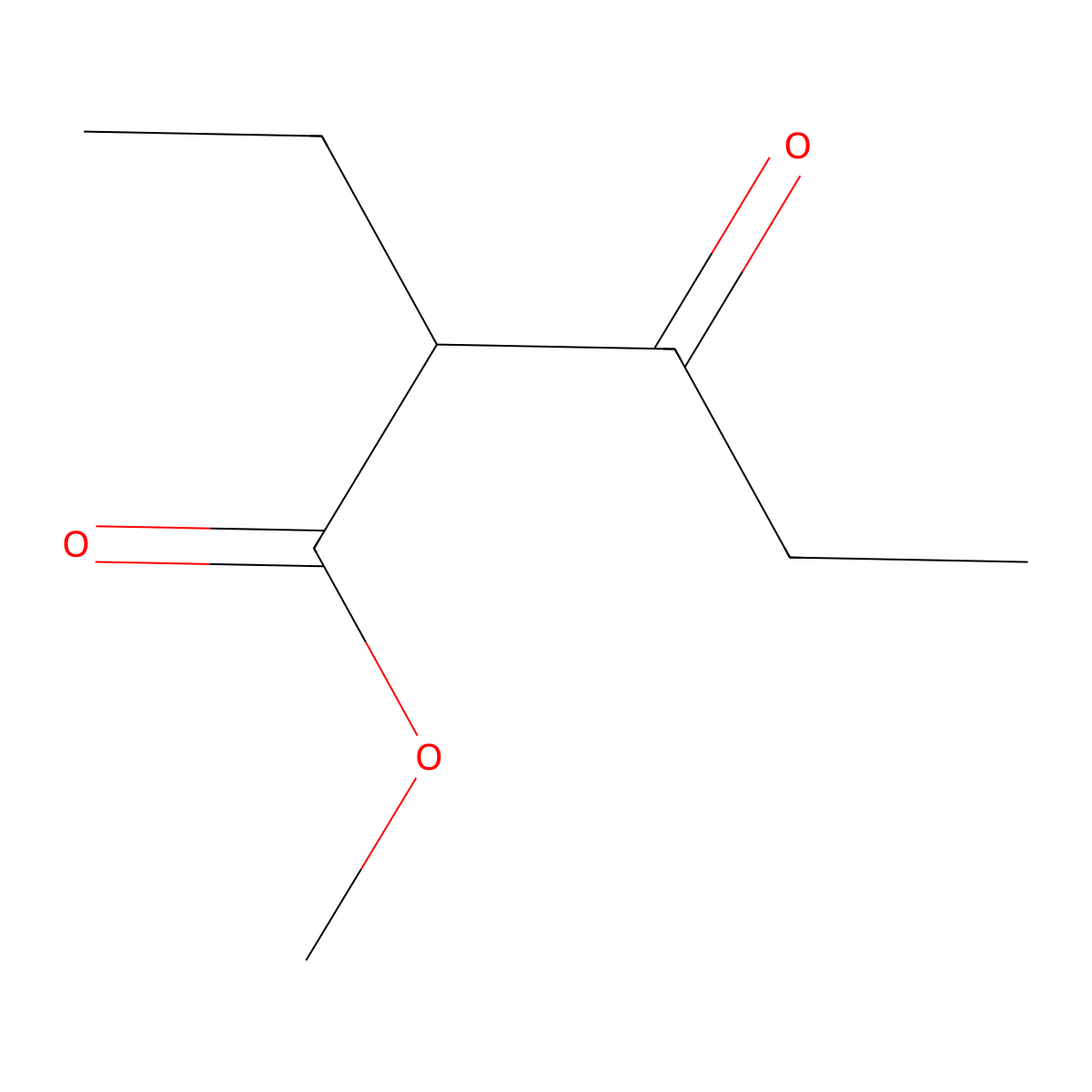 Methyl 2-ethyl-3-oxopentanoate molecular structure, CAS 32493-32-6