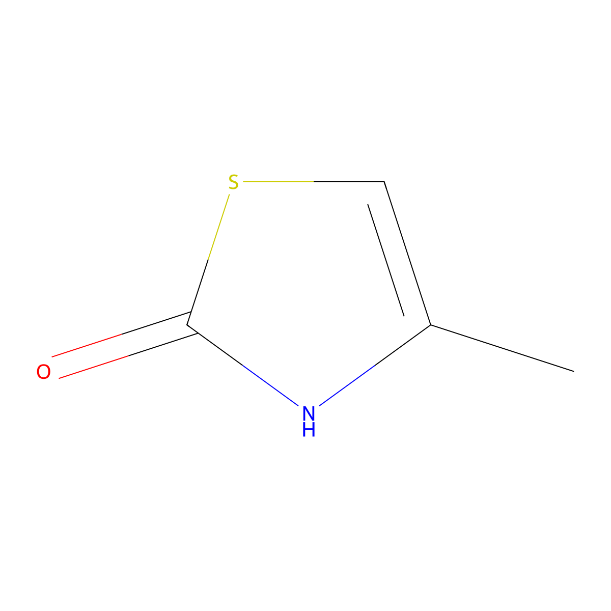 4-Methyl-2,3-dihydro-1,3-thiazol-2-one molecular structure, CAS 32497-10-2