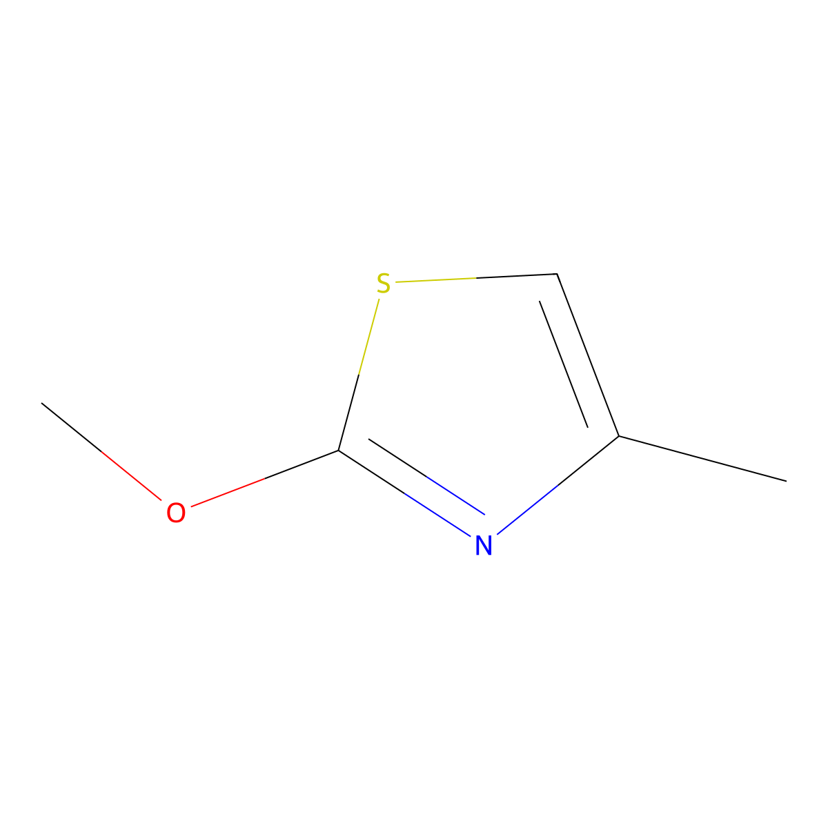 2-Methoxy-4-methylthiazole molecular structure, CAS 32497-17-9