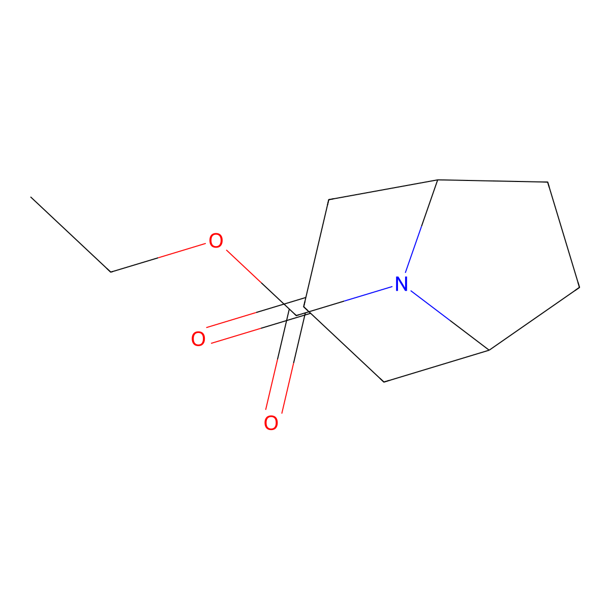 Ethyl 3-oxo-8-azabicyclo(3.2.1)octane-8-carboxylate molecular structure, CAS 32499-64-2