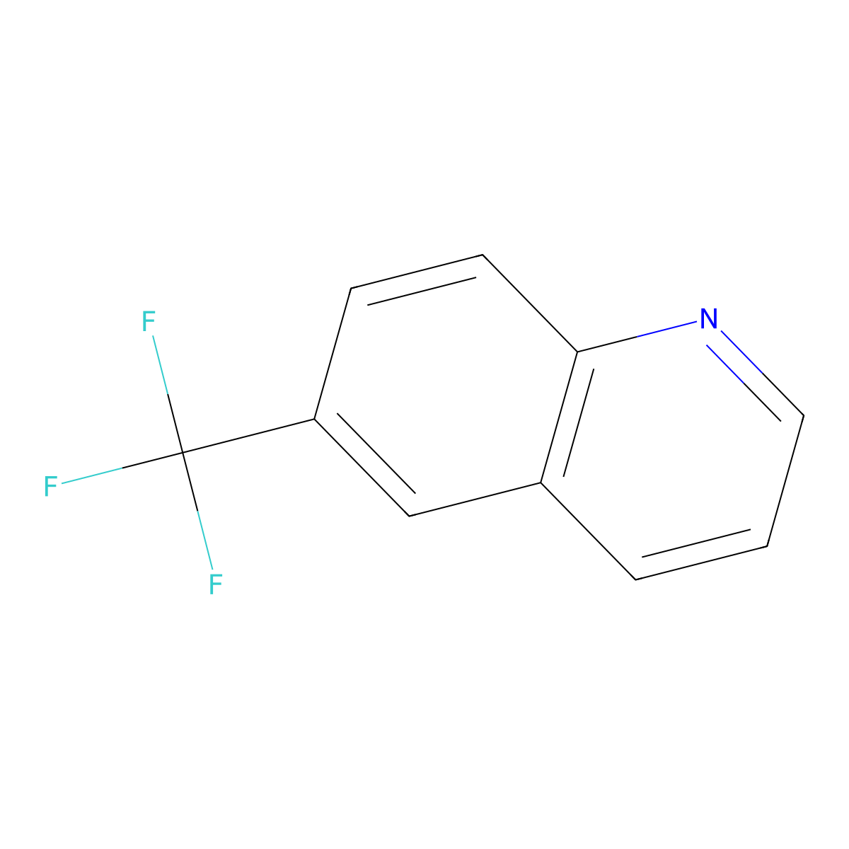 6-(Trifluoromethyl)quinoline molecular structure, CAS 325-13-3