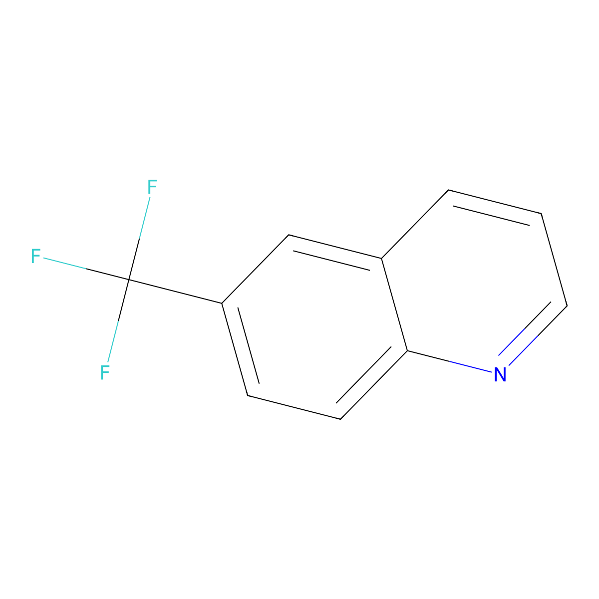 6-(Trifluoromethyl)quinoline molecular structure, CAS 325-13-3