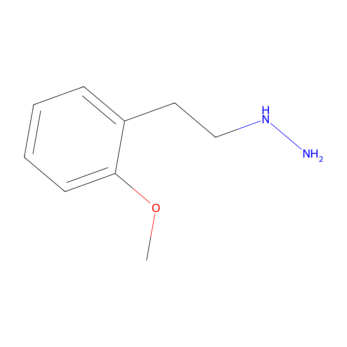 o-Methoxyphenelzine molecular structure, CAS 32504-13-5