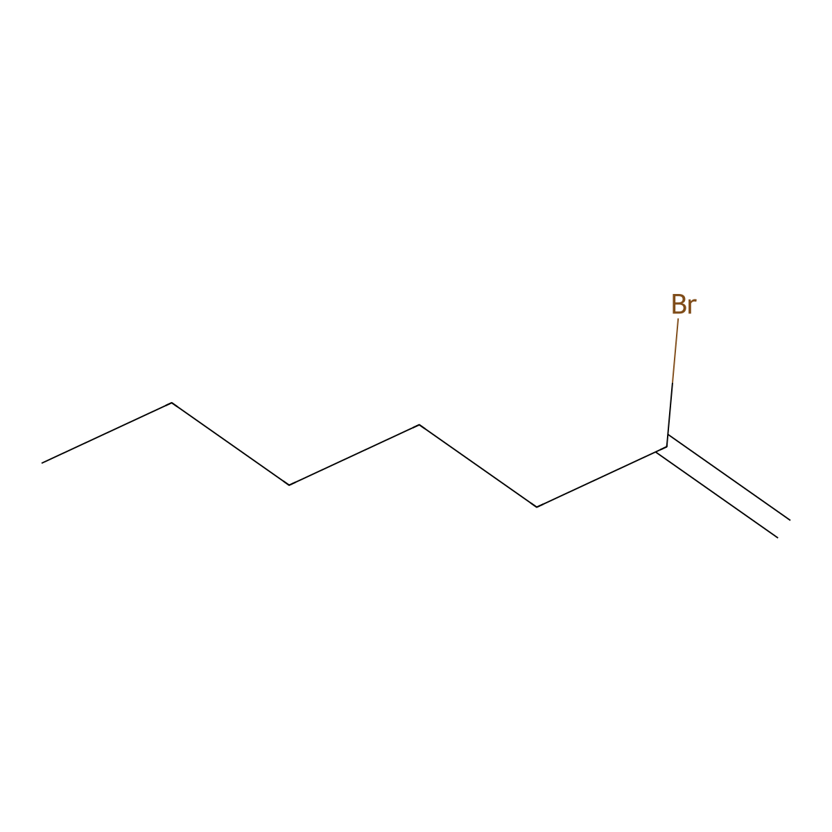 2-Bromo-1-heptene molecular structure, CAS 3252-91-3