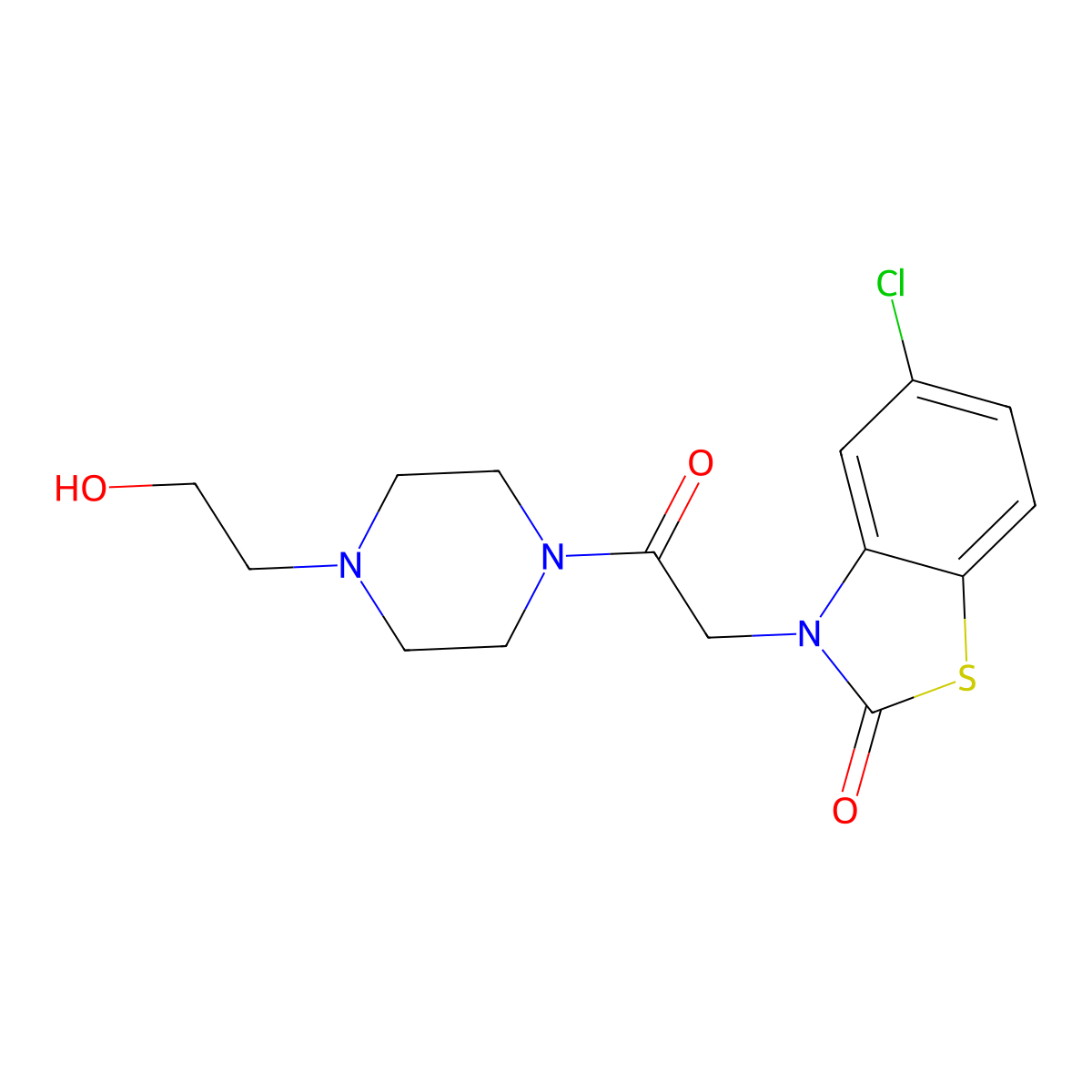 Tiaramide molecular structure, CAS 32527-55-2