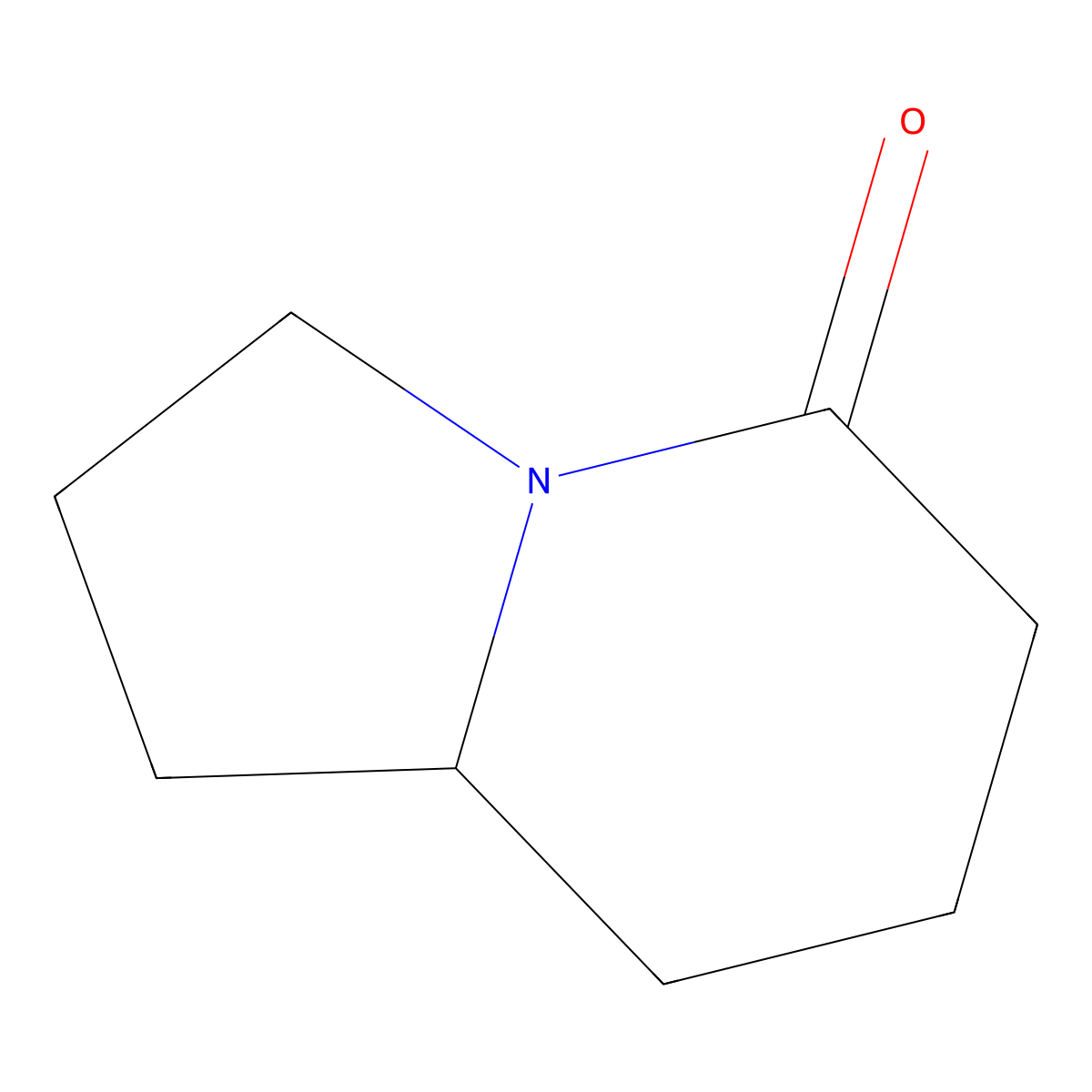 hexahydroindolizin-5(1H)-one molecular structure, CAS 32537-55-6