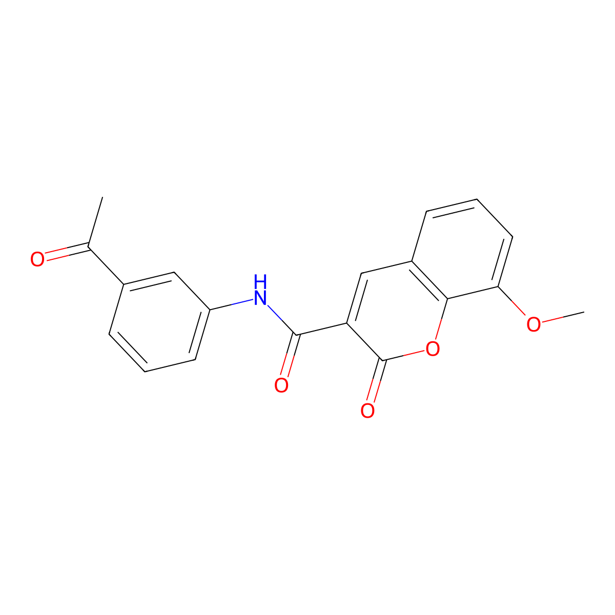 N-(3-acetylphenyl)-8-methoxy-2-oxo-2H-chromene-3-carboxamide molecular structure, CAS 325472-46-6